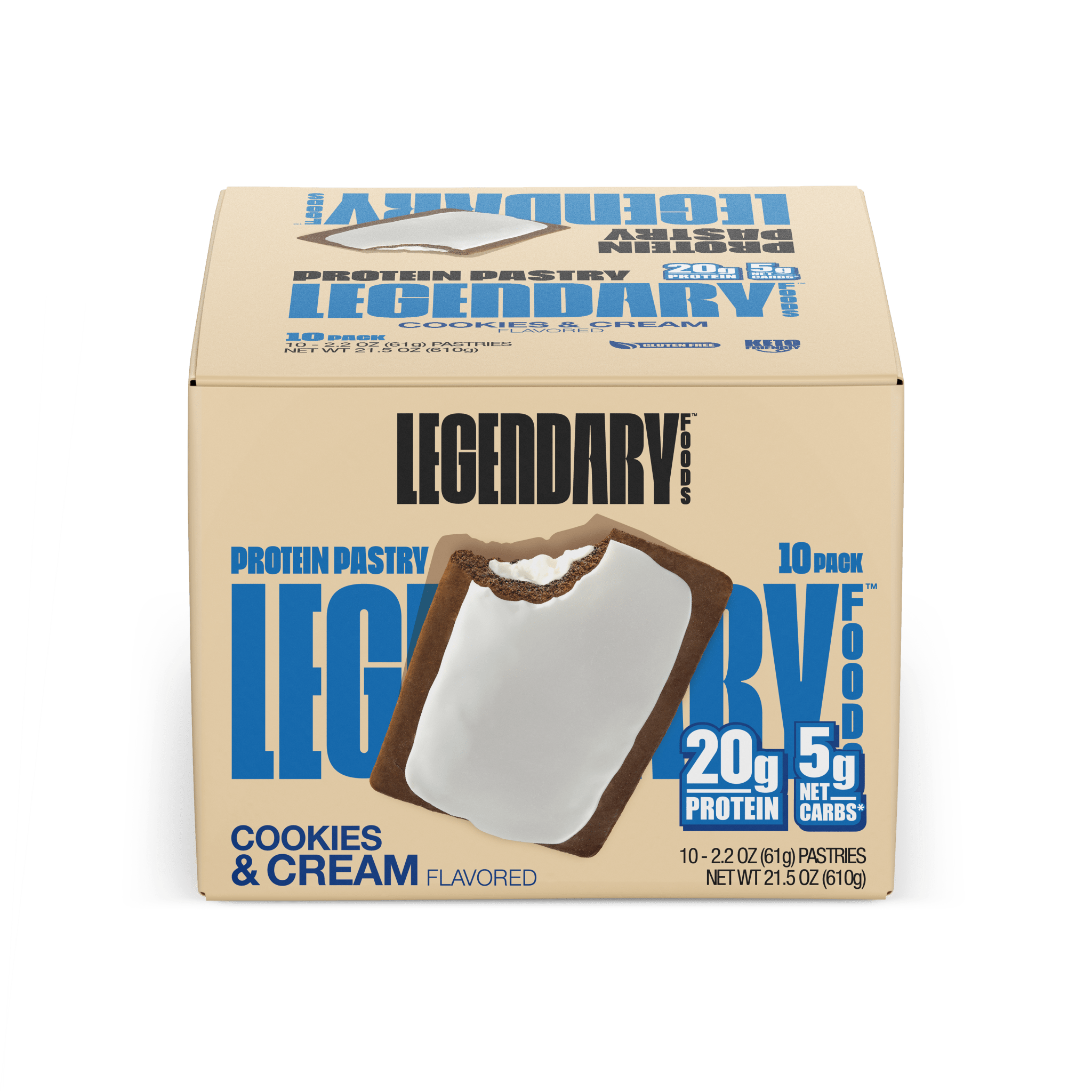 Legendary Foods Protein Pastry 10 Pack - Bodybuilding.com