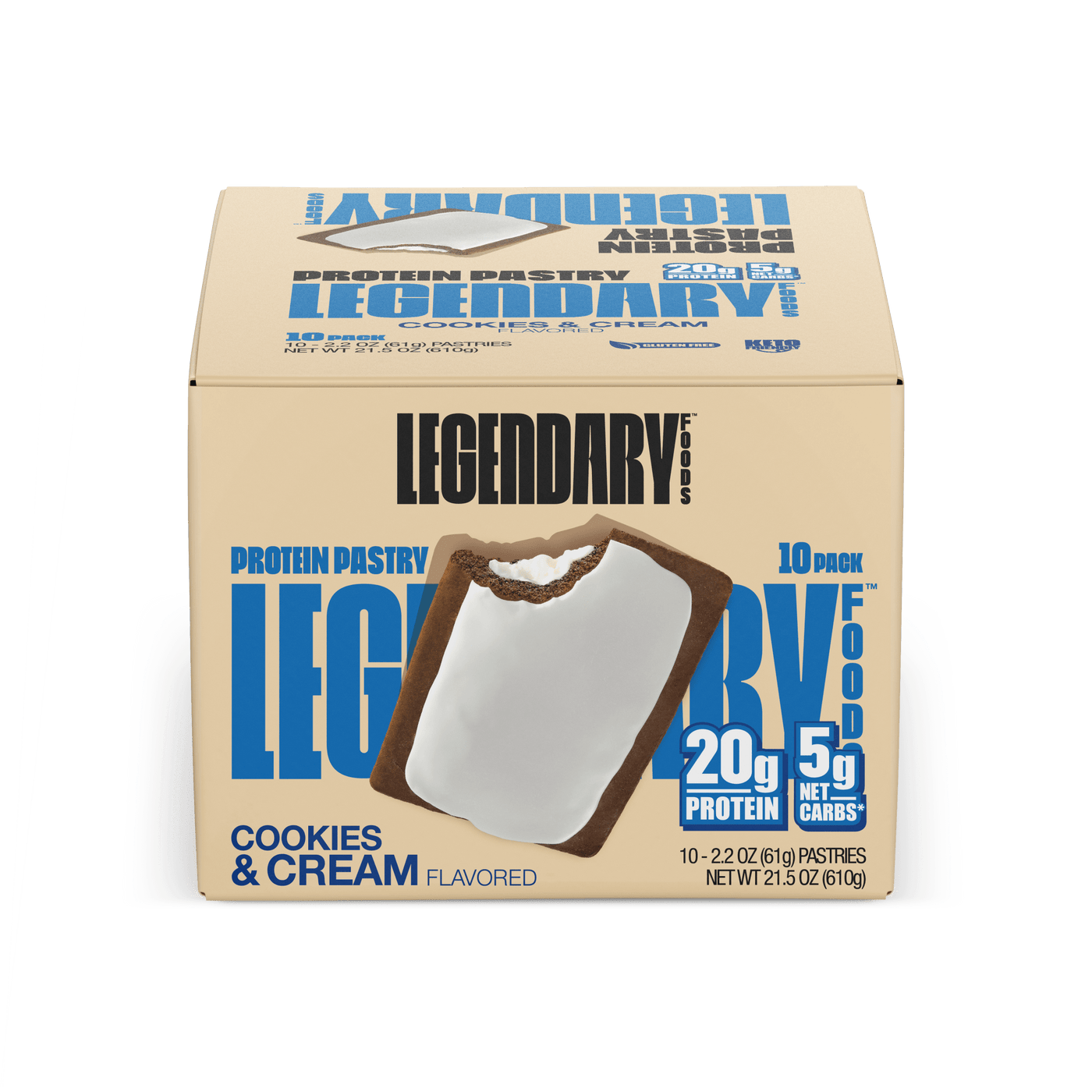 Legendary Foods Protein Pastry 10 Pack - Bodybuilding.com