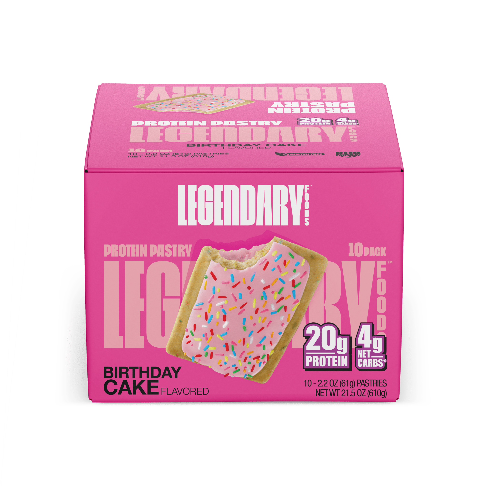 Legendary Foods Protein Pastry 10 Pack - Bodybuilding.com