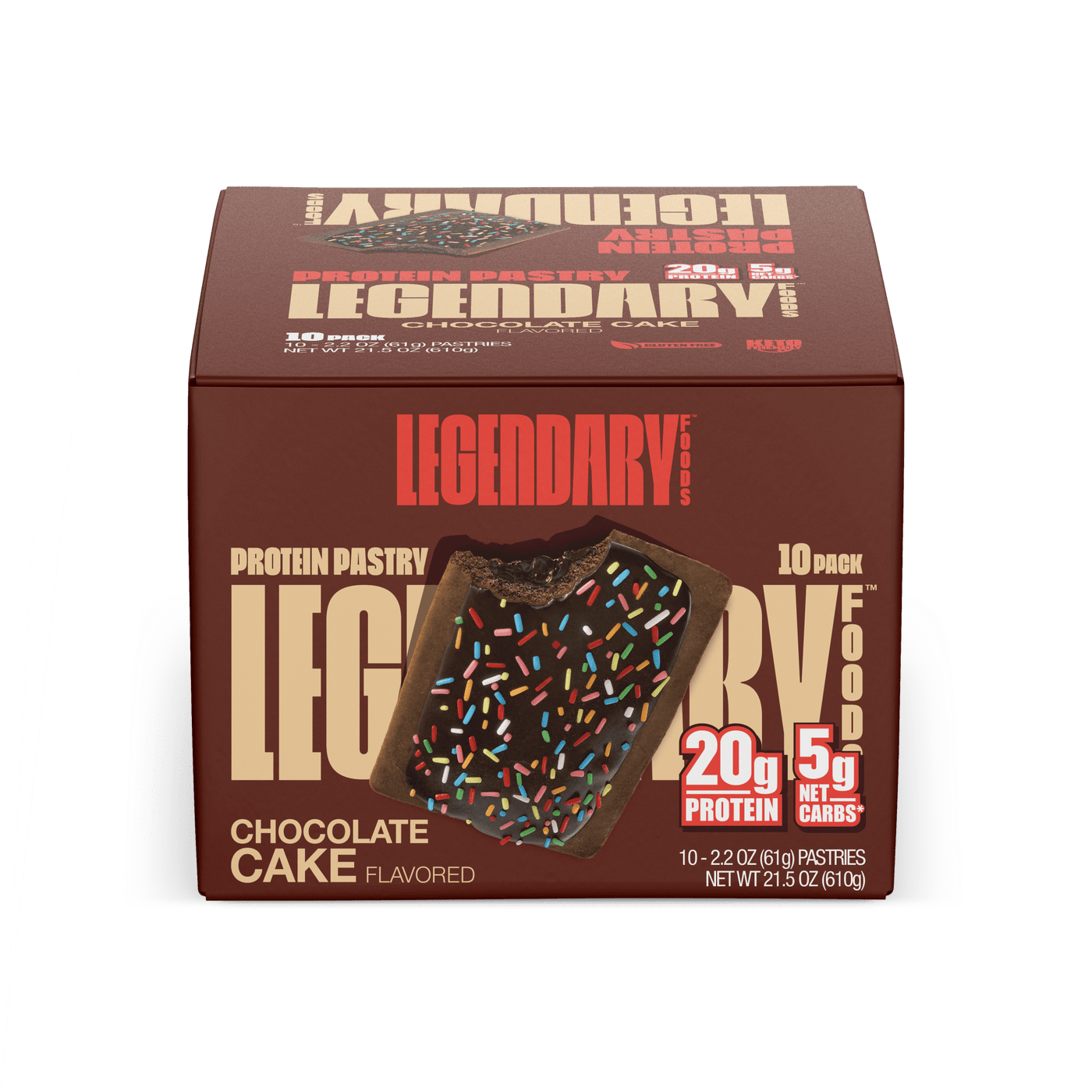 Legendary Foods Protein Pastry 10 Pack - Bodybuilding.com