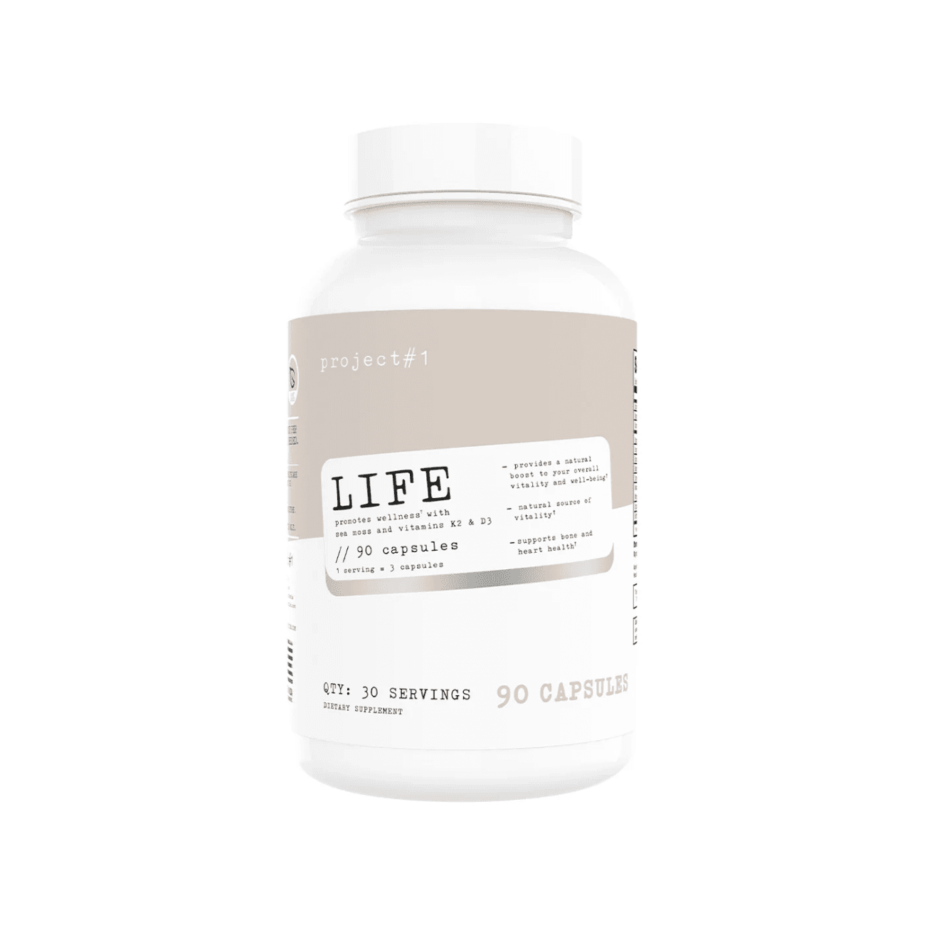 Project#1 Nutrition Life With Irish Sea Moss & Vitamins K2+D3