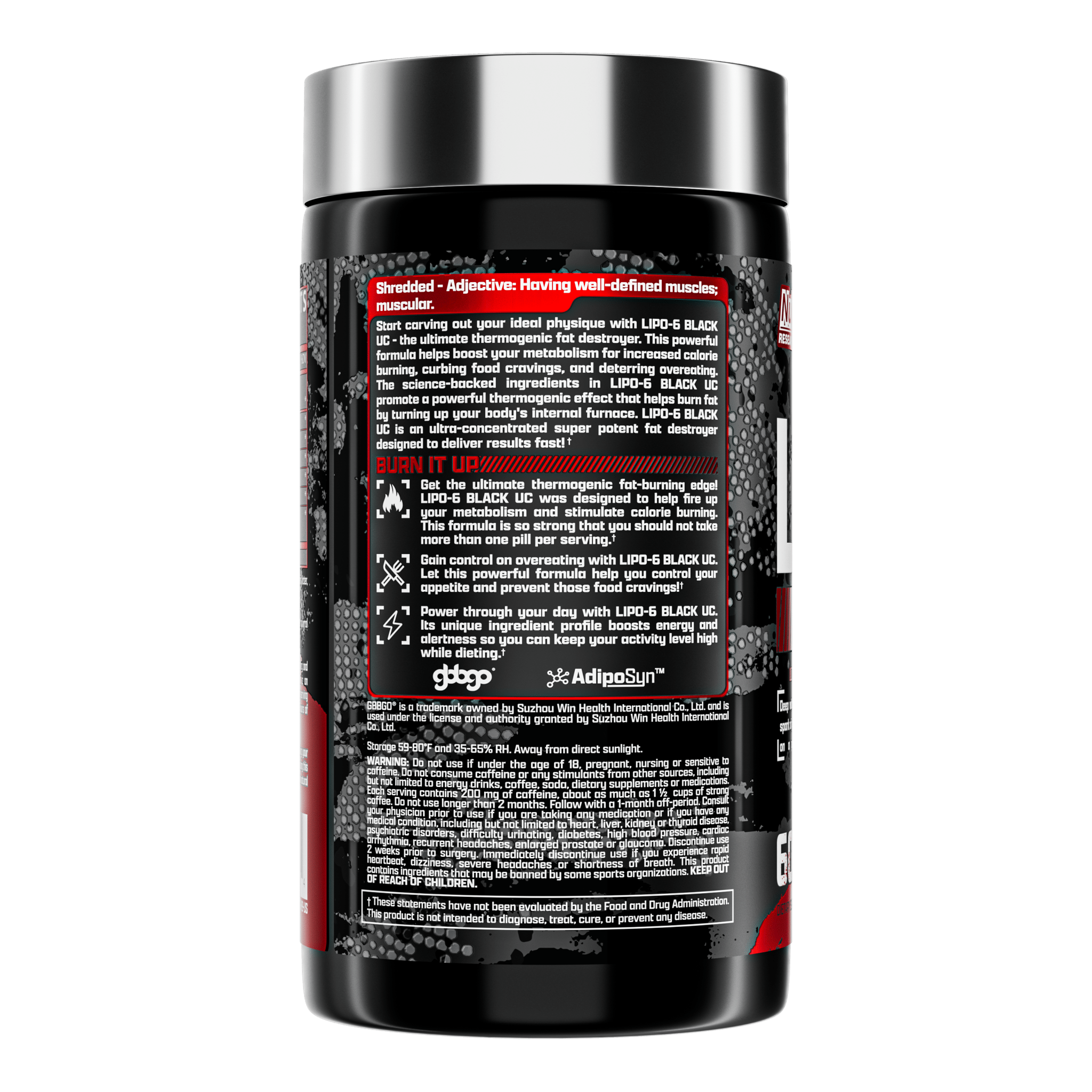 lipo 6 black intense ultra c Nutrex Research Lipo-6 Hardcore Energy Dietary Capsules, 60 Count LIPO-6 BLACK UC | Skin