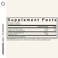 Liposomal NAC+ Platinum - Bodybuilding.com