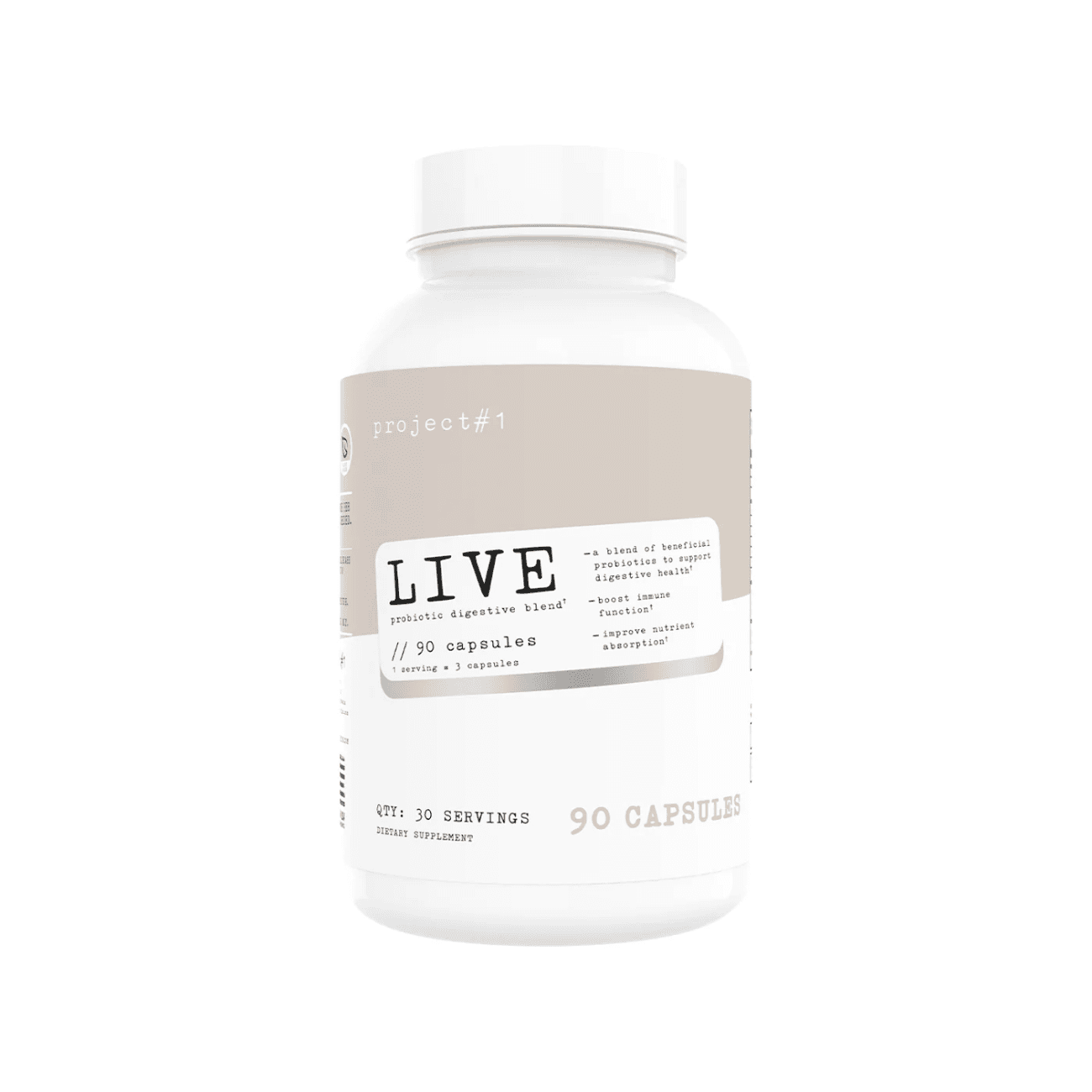 Project#1 Nutrition Live Dual-Action Probiotic & Enzyme