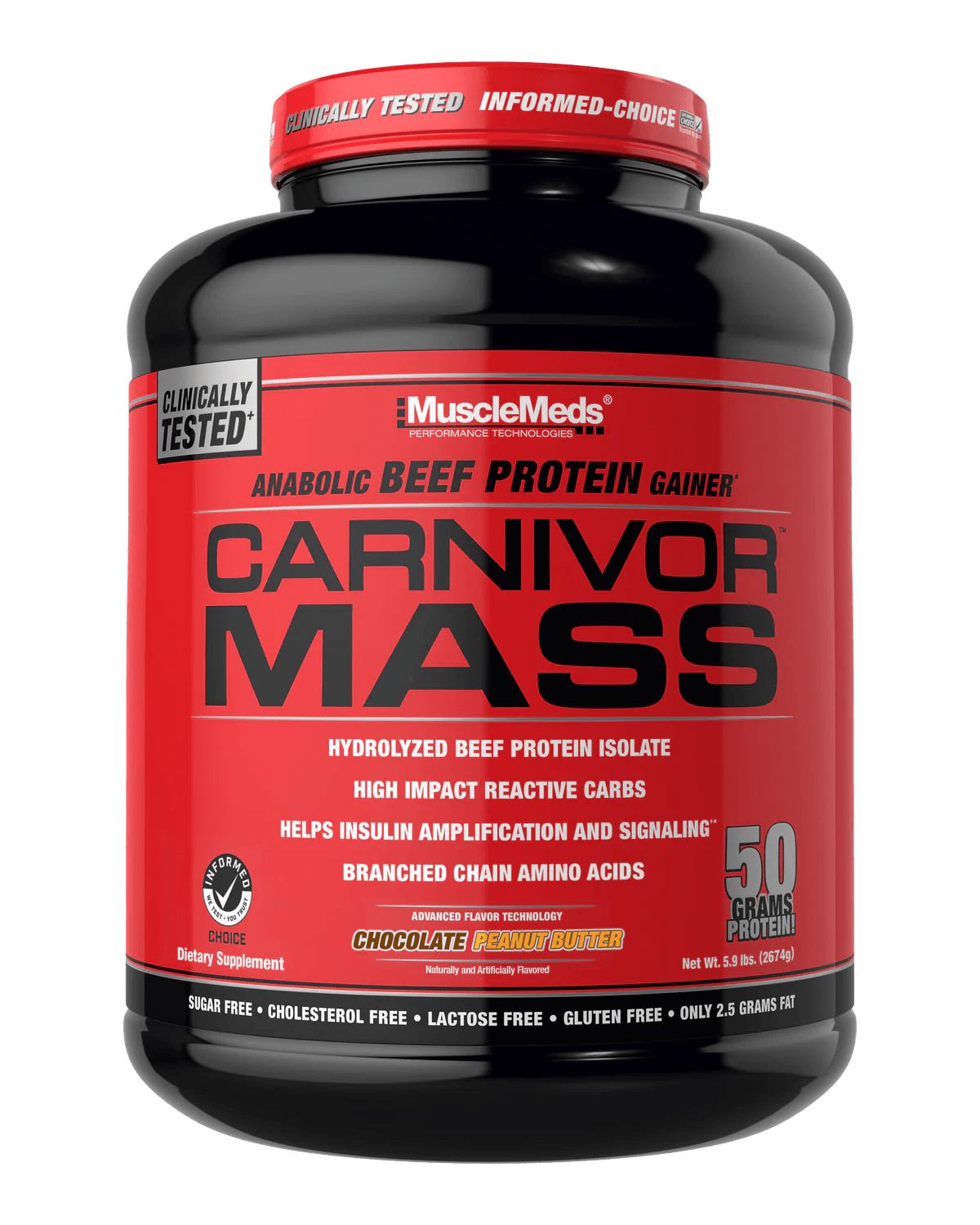 MuscleMass CARNIVOR MASS Weight Gainer - Bodybuilding.com