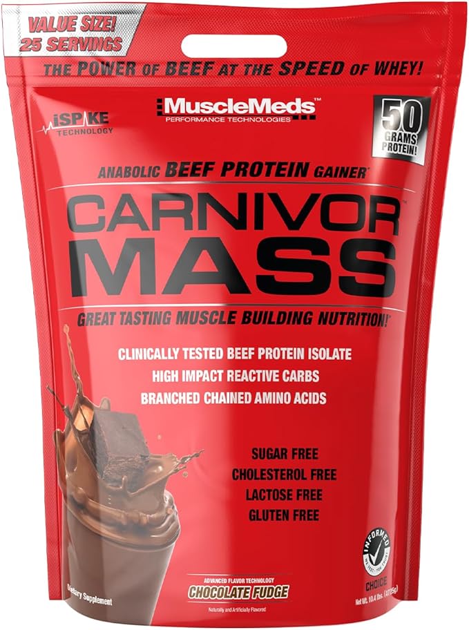 MuscleMass CARNIVOR MASS Weight Gainer - Bodybuilding.com