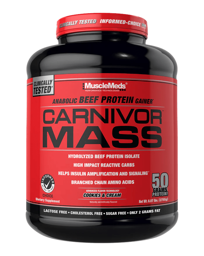 MuscleMass CARNIVOR MASS Weight Gainer - Bodybuilding.com