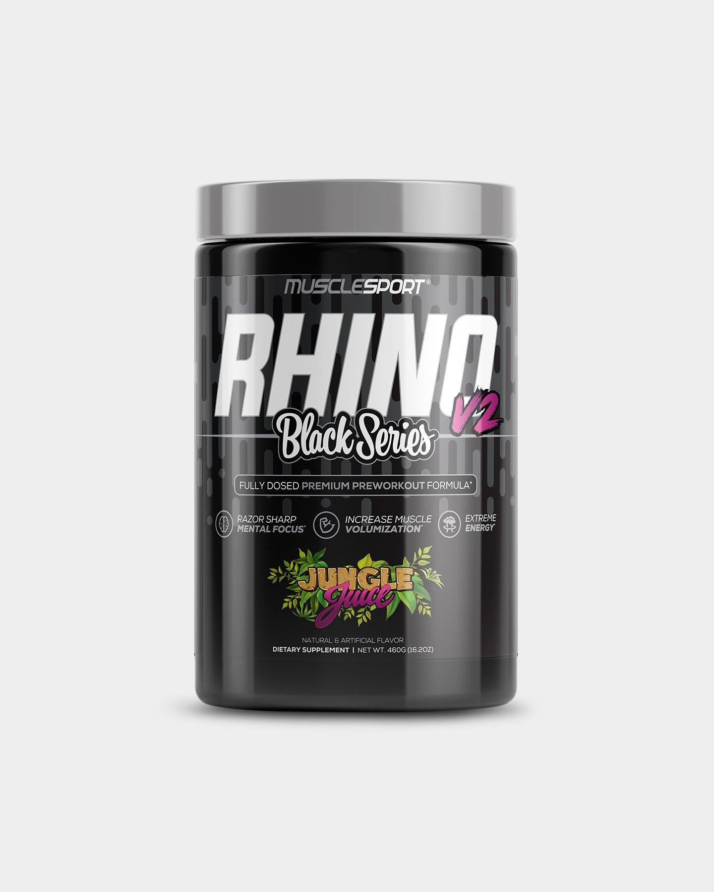 Musclesport Rhino Black V2 - Bodybuilding.com