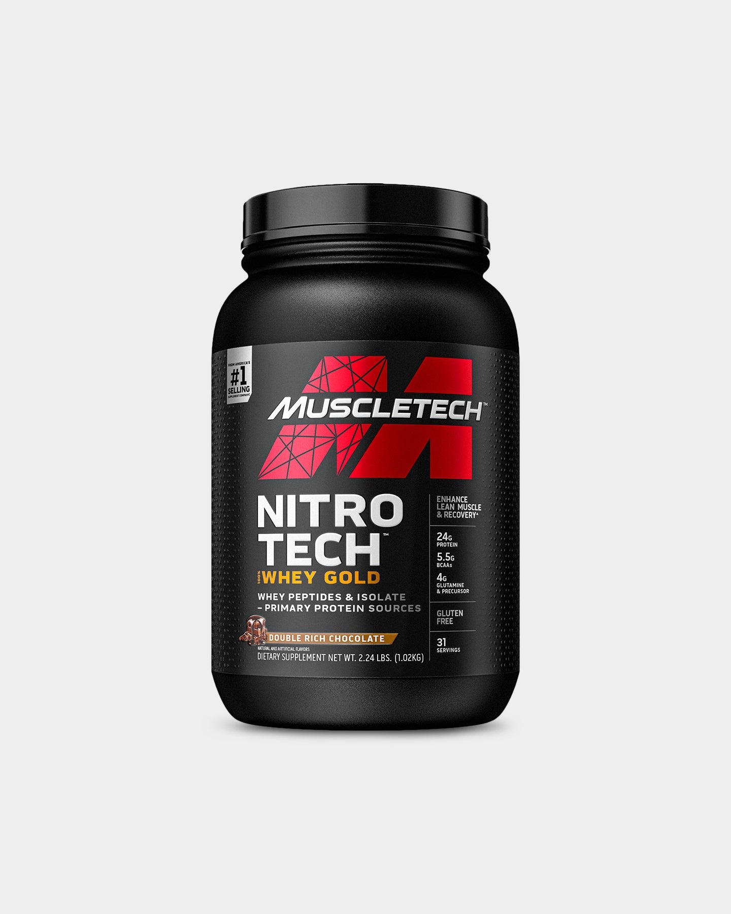 MuscleTech Nitro Tech 100% Whey Gold Protein - Bodybuilding.com