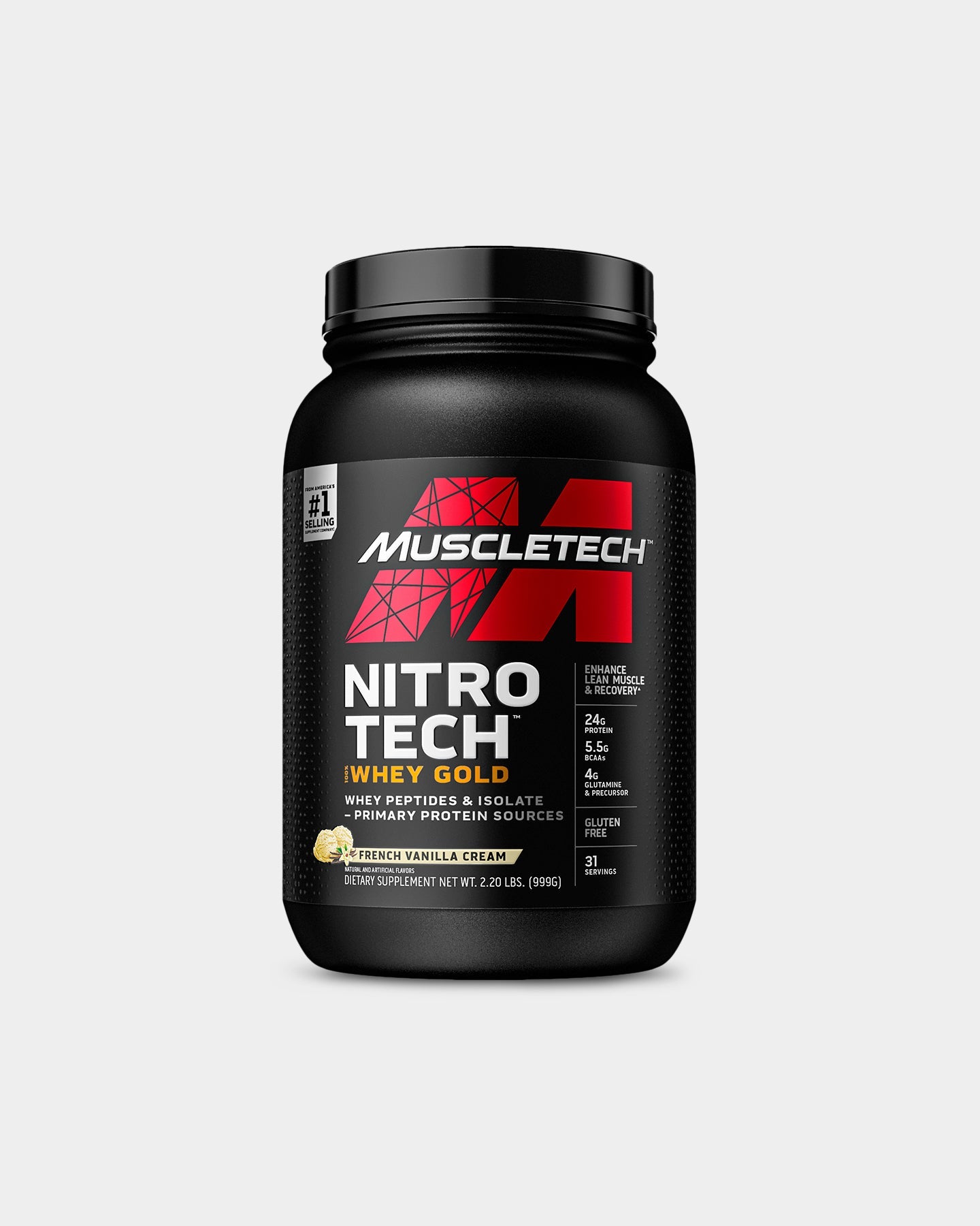 MuscleTech Nitro Tech 100% Whey Gold Protein - Bodybuilding.com