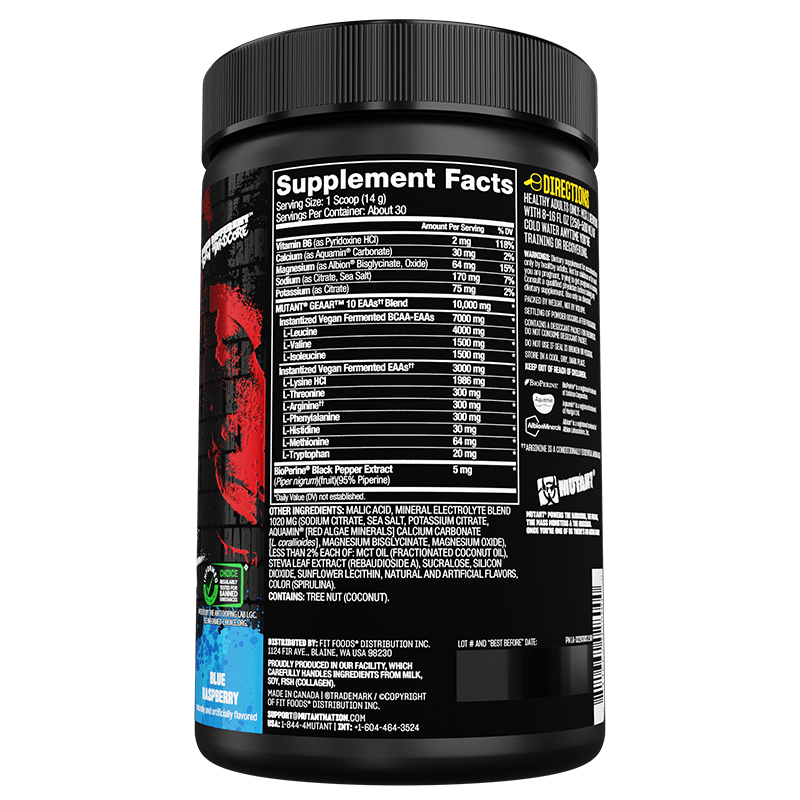 Mutant GEAAR - Fully Loaded Amino Complex - Bodybuilding.com