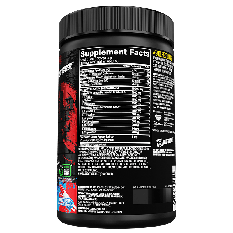 Mutant GEAAR - Fully Loaded Amino Complex - Bodybuilding.com