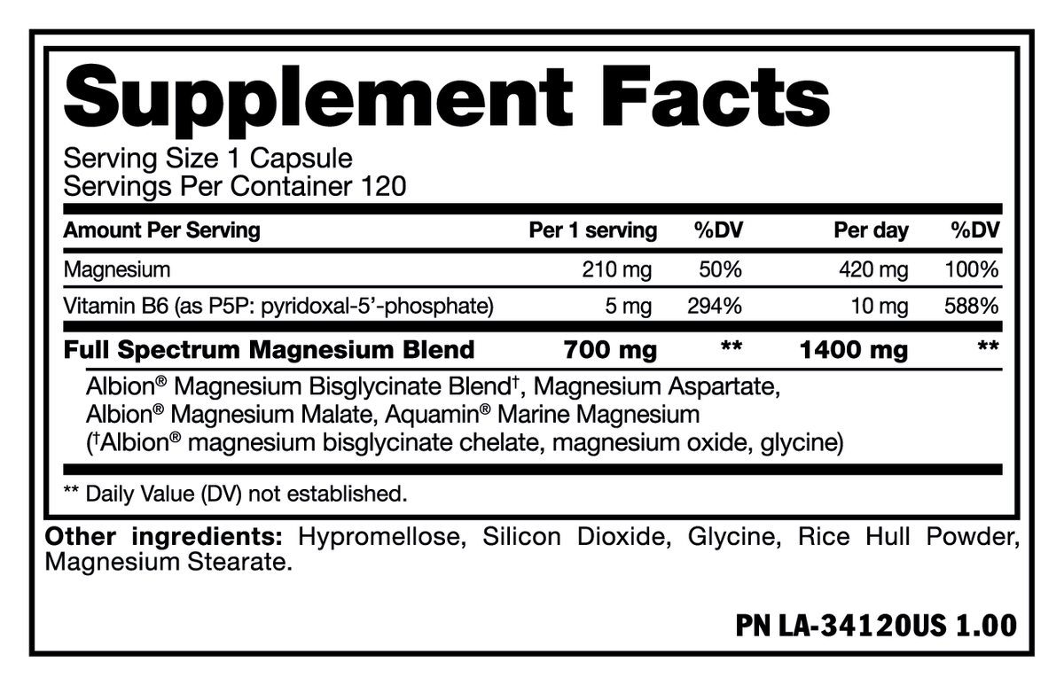 Mutant Muscle Mag - Full Spectrum Magnesium Blend - Bodybuilding.com