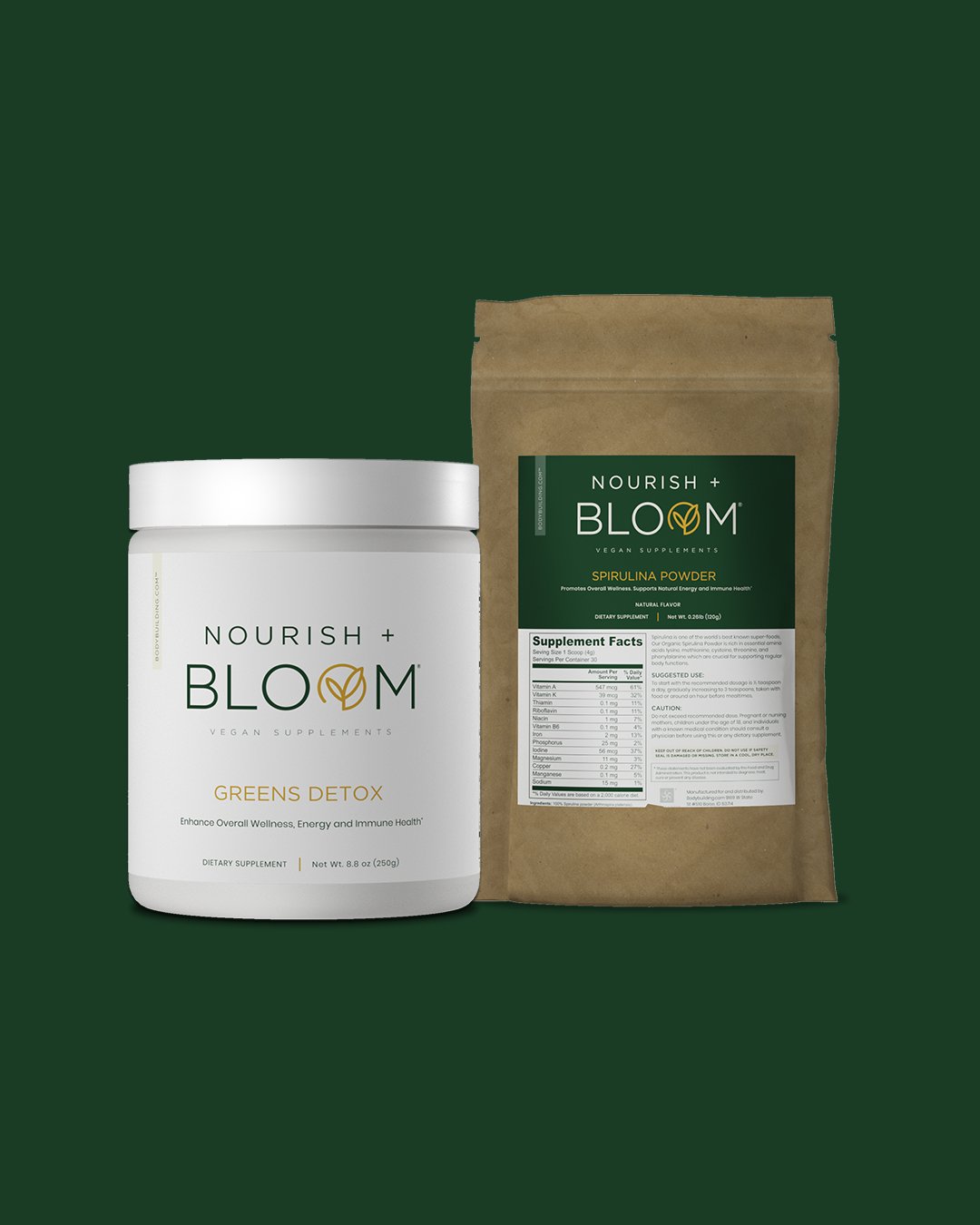 Nourish + Bloom Greens Detox - Bodybuilding.com