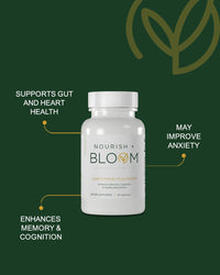 Nourish + Bloom Lion's Mane Mushroom - Bodybuilding.com