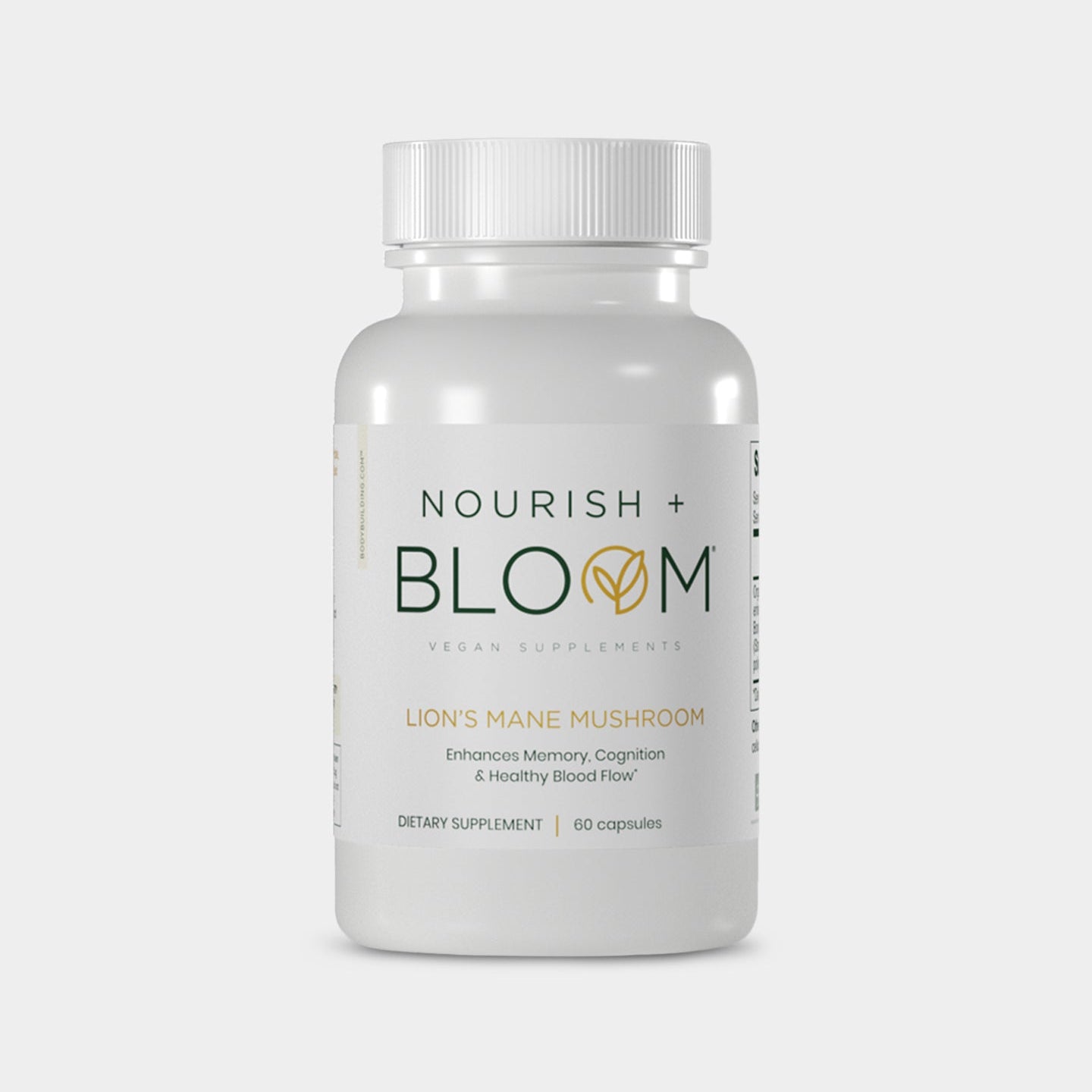 Nourish + Bloom Lion's Mane Mushroom - Bodybuilding.com