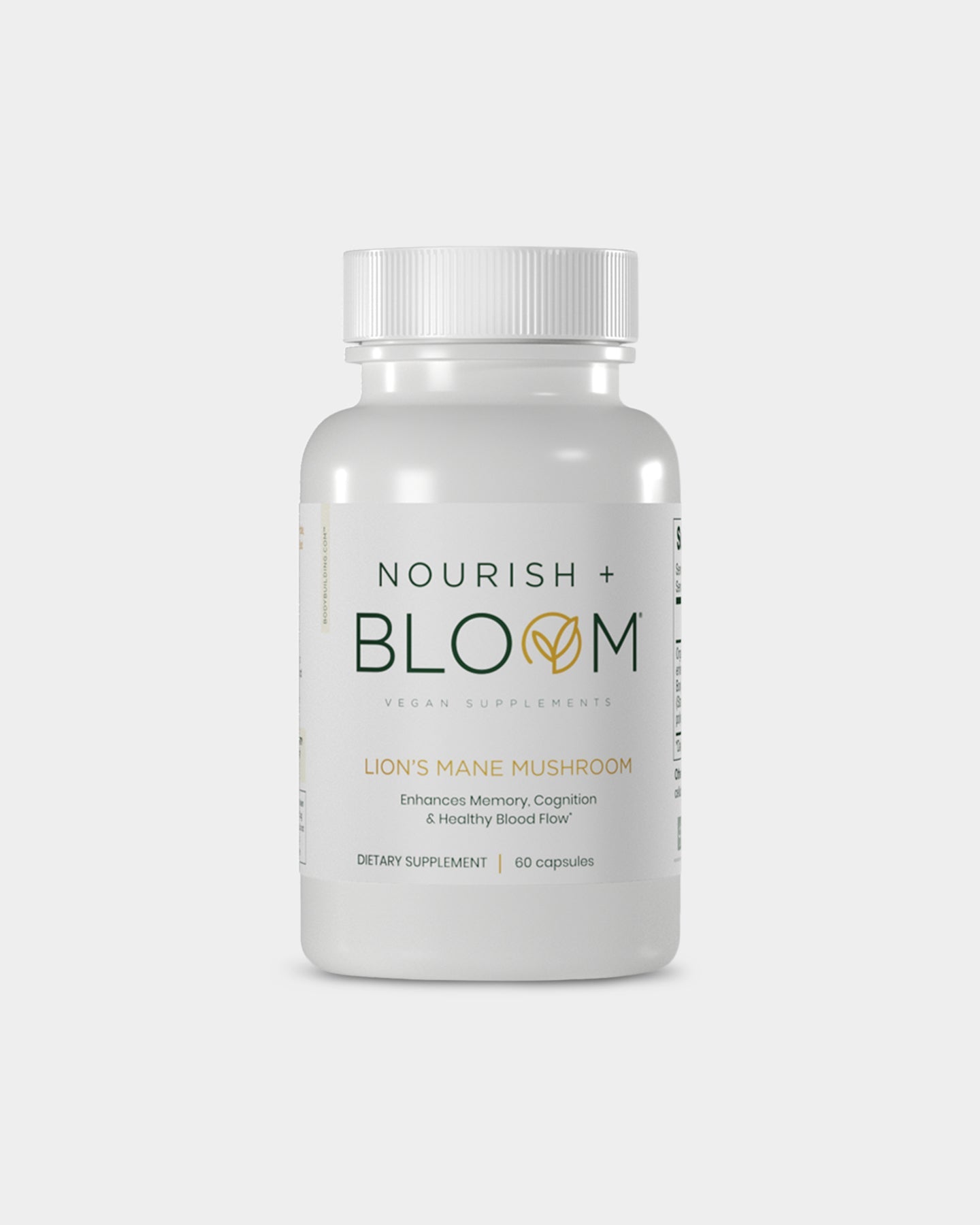 Nourish + Bloom Lion's Mane Mushroom - Bodybuilding.com