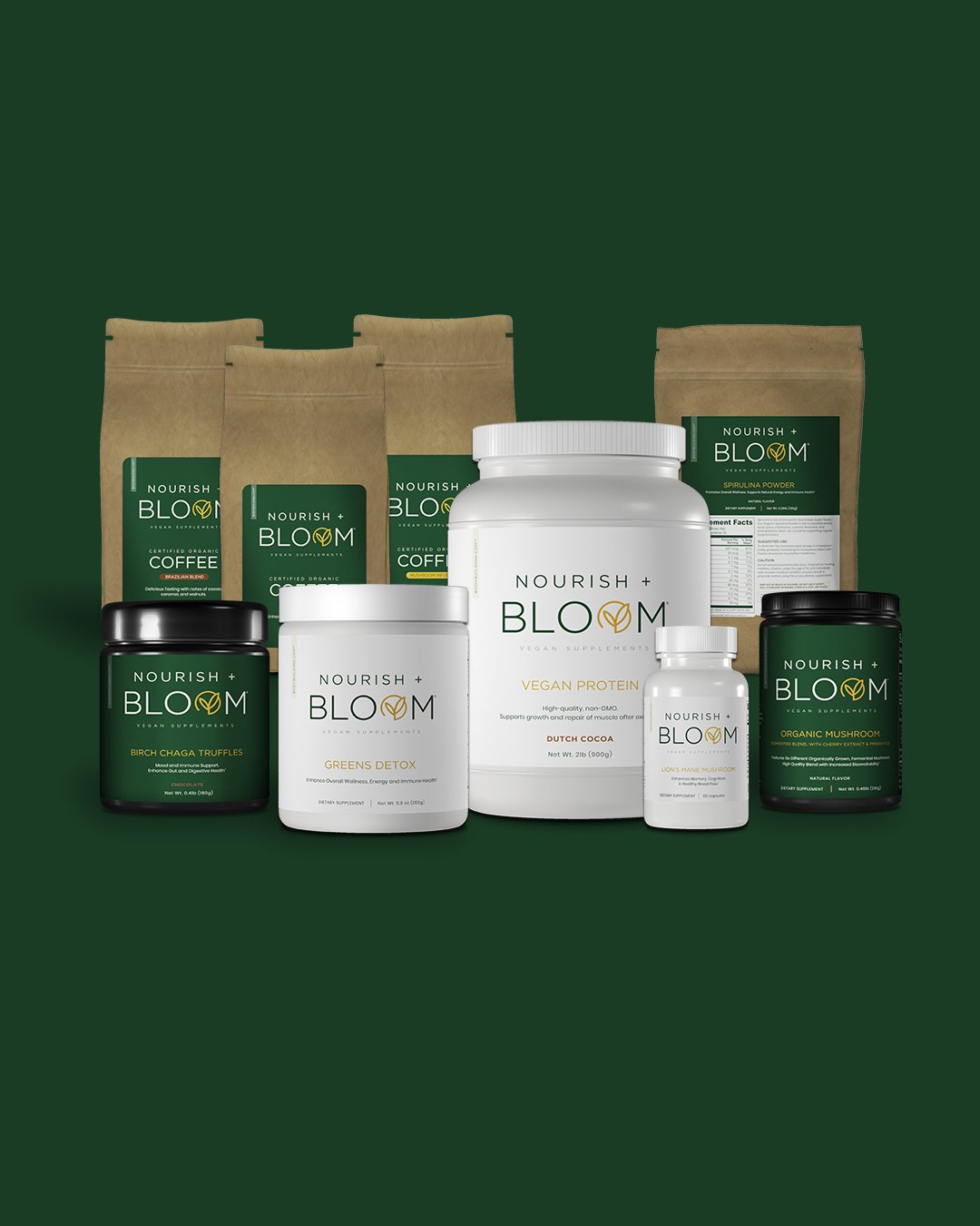 Nourish + Bloom Spirulina Powder - Bodybuilding.com