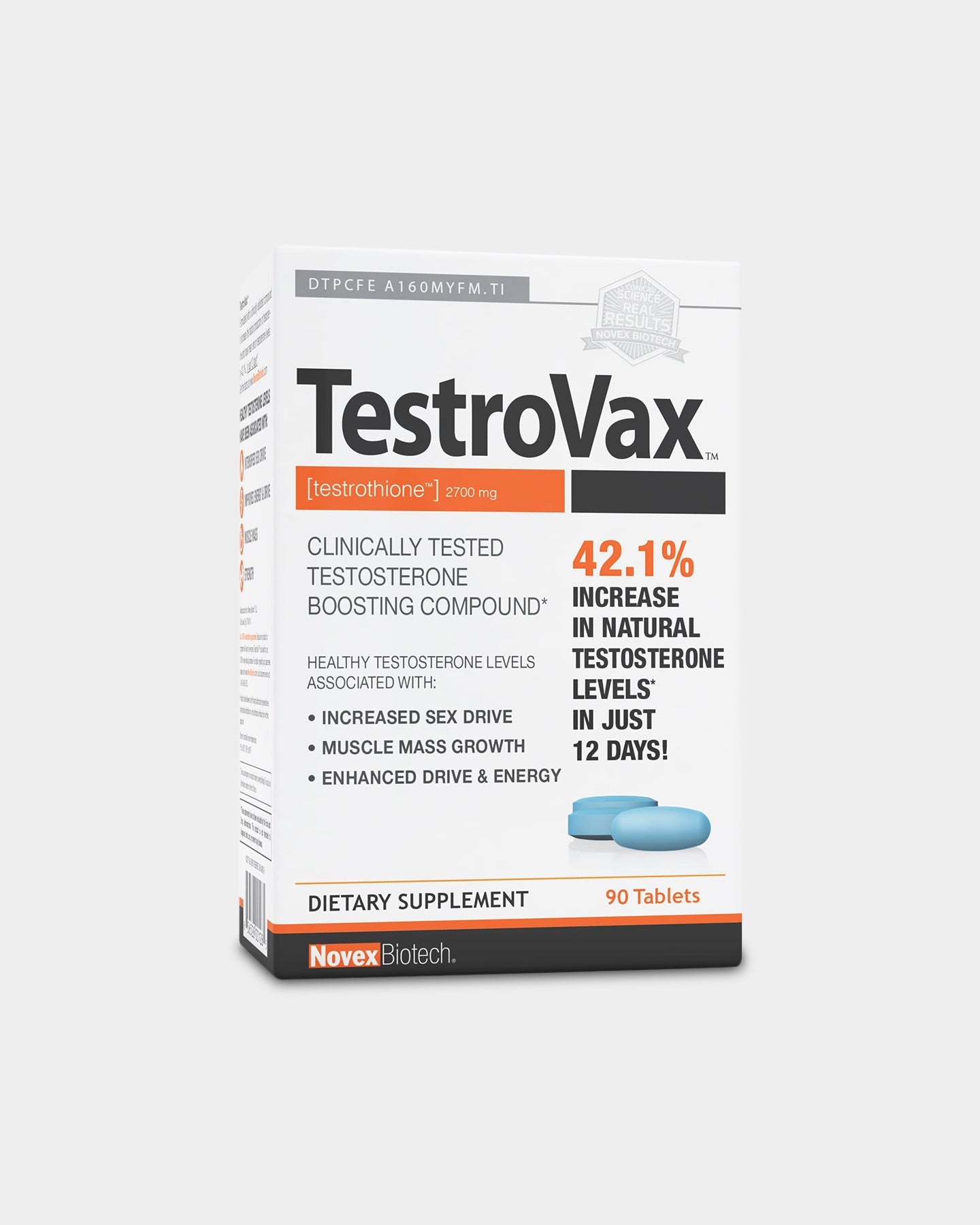 Novex Biotech TestroVax Testosterone Booster - Bodybuilding.com