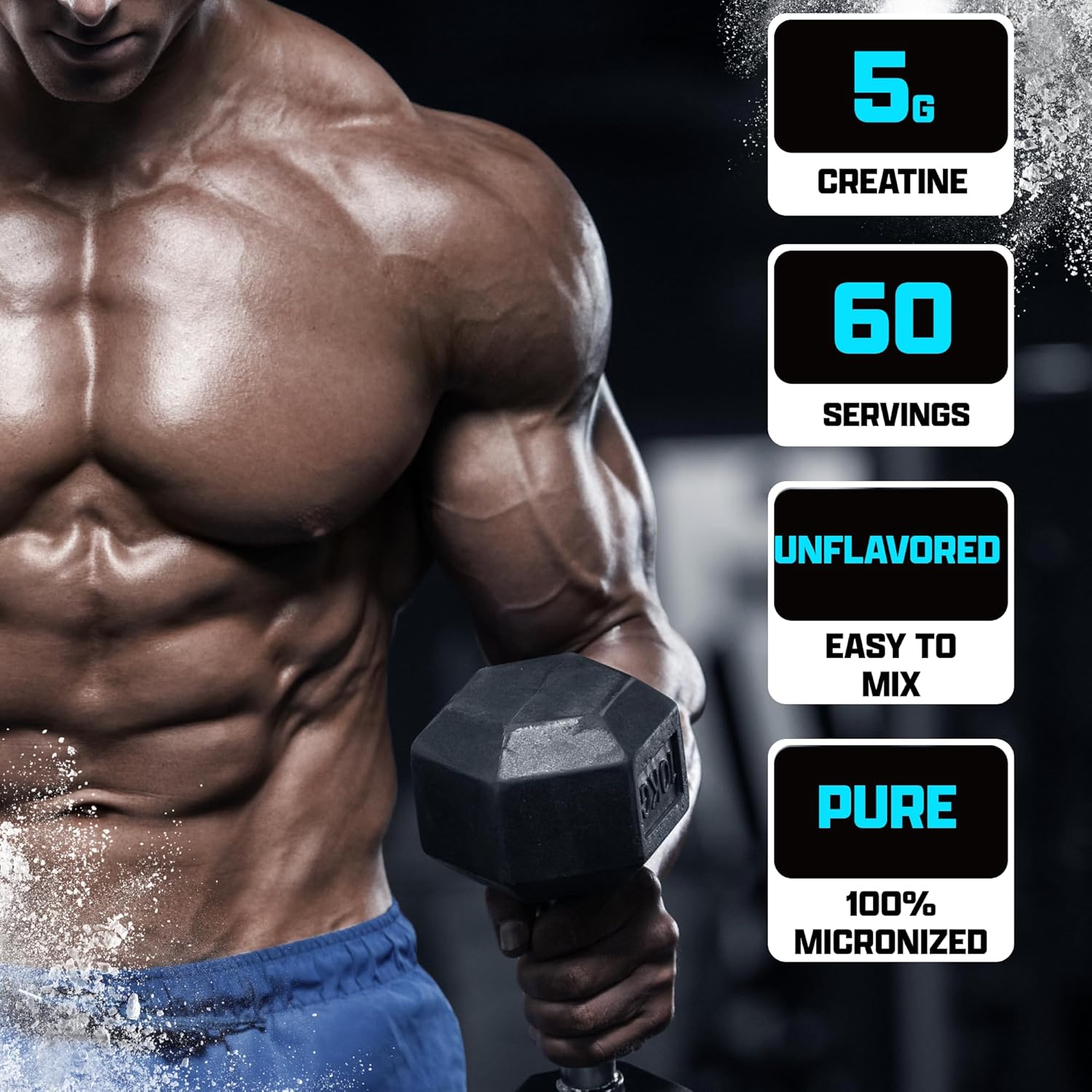 Nutrex Creatine Monohydrate 60 Servings - Bodybuilding.com