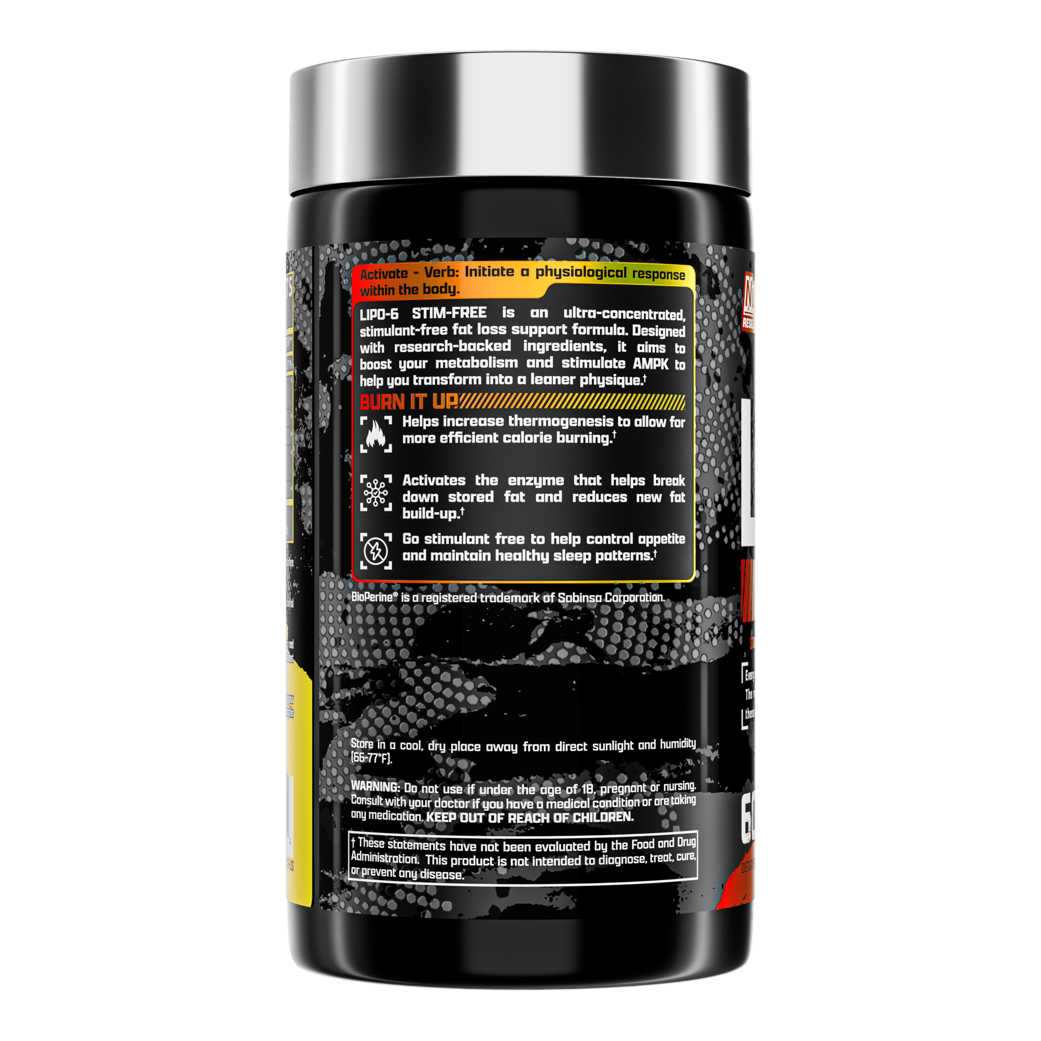 Nutrex LIPO - 6 Stim - Free Appetite Control - Bodybuilding.com