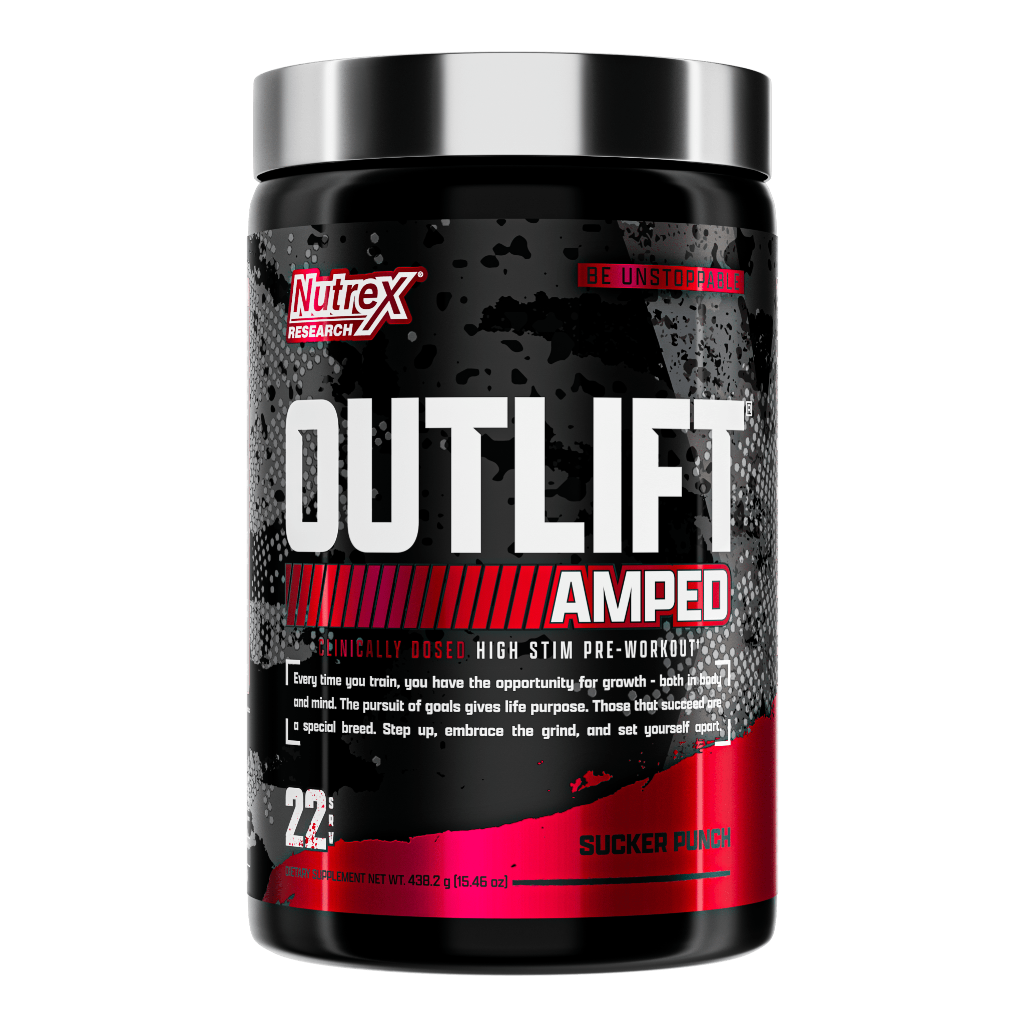 Nutrex Outlift Amped High Stim Pre - Workout - Bodybuilding.com