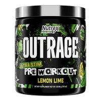 Nutrex Outrage Lemon Lime Pre - Workout - Bodybuilding.com