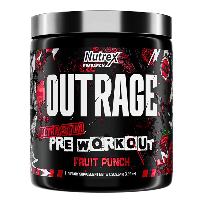 Nutrex Outrage Lemon Lime Pre - Workout - Bodybuilding.com