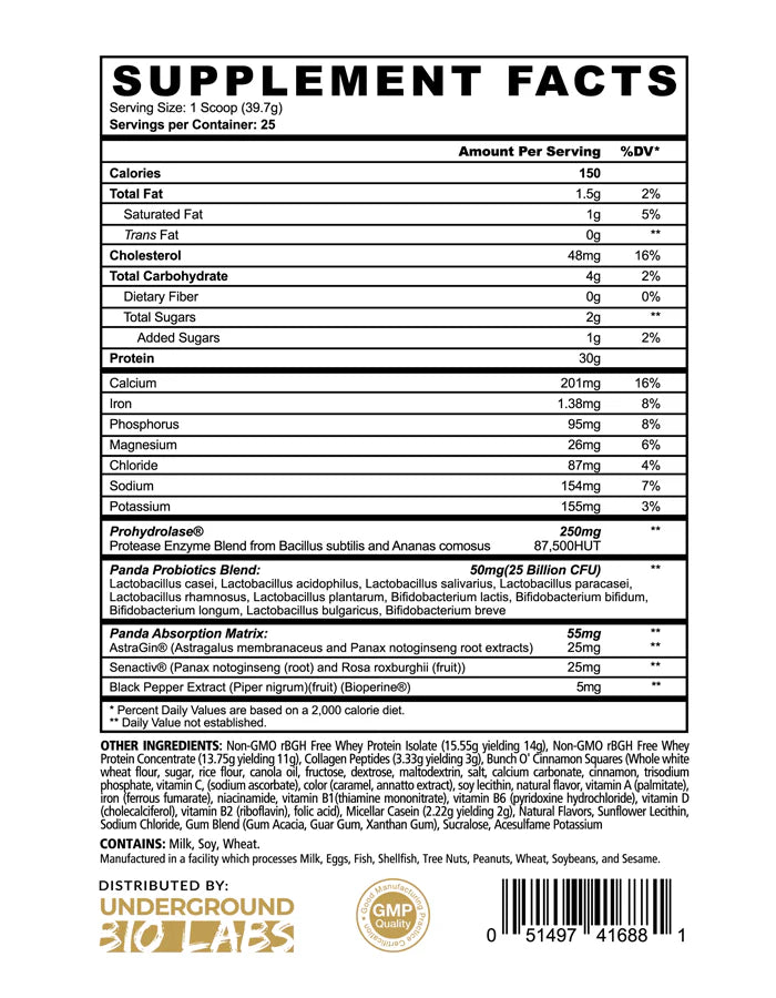 Panda Supplements FUEL Premium Protein - Bodybuilding.com