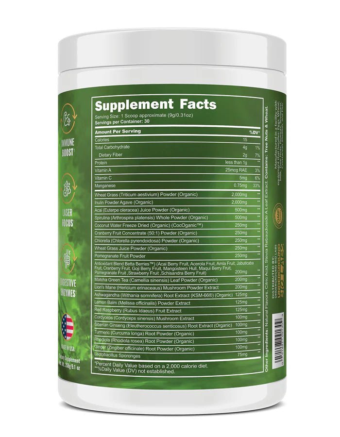 Panda Supplements Natural Superfood Greens - Bodybuilding.com