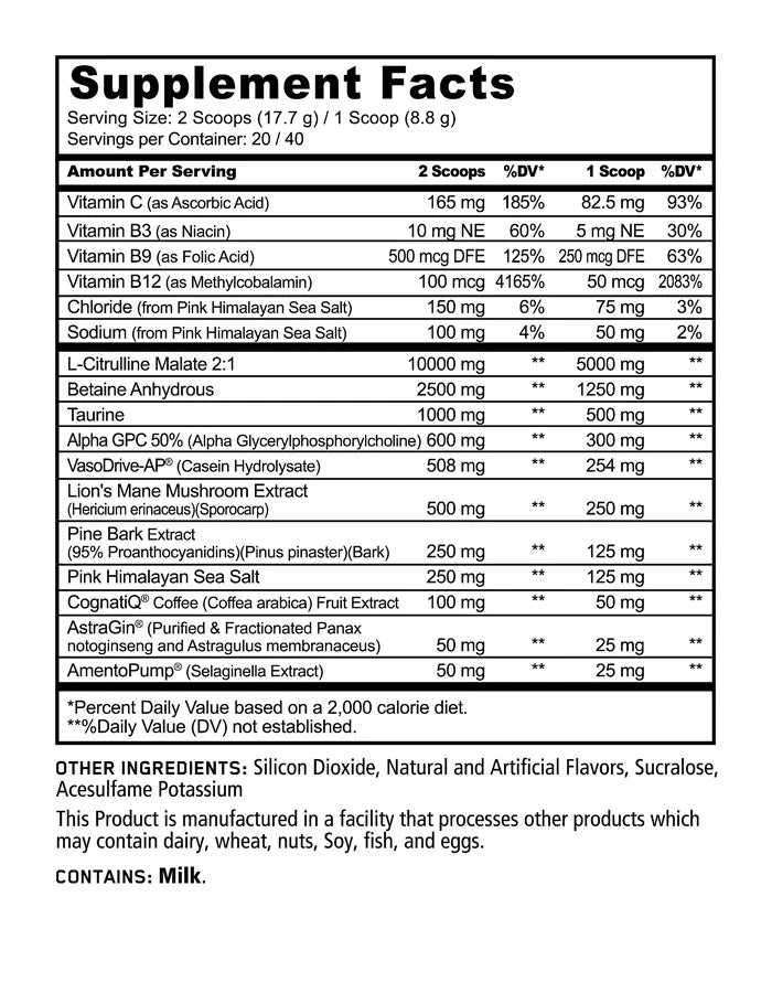 Panda Supplements PUMP Stim - Free Pre - Workout - Bodybuilding.com