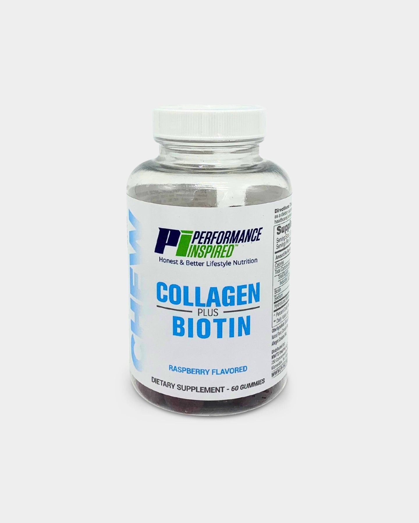 Performance Inspired Nutrition Collagen + Biotin Gummy - Bodybuilding.com