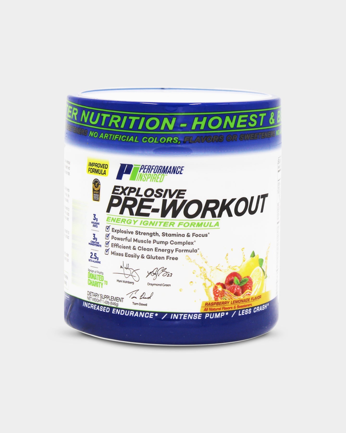 Performance Inspired Nutrition Explosive Pre - Workout - Bodybuilding.com