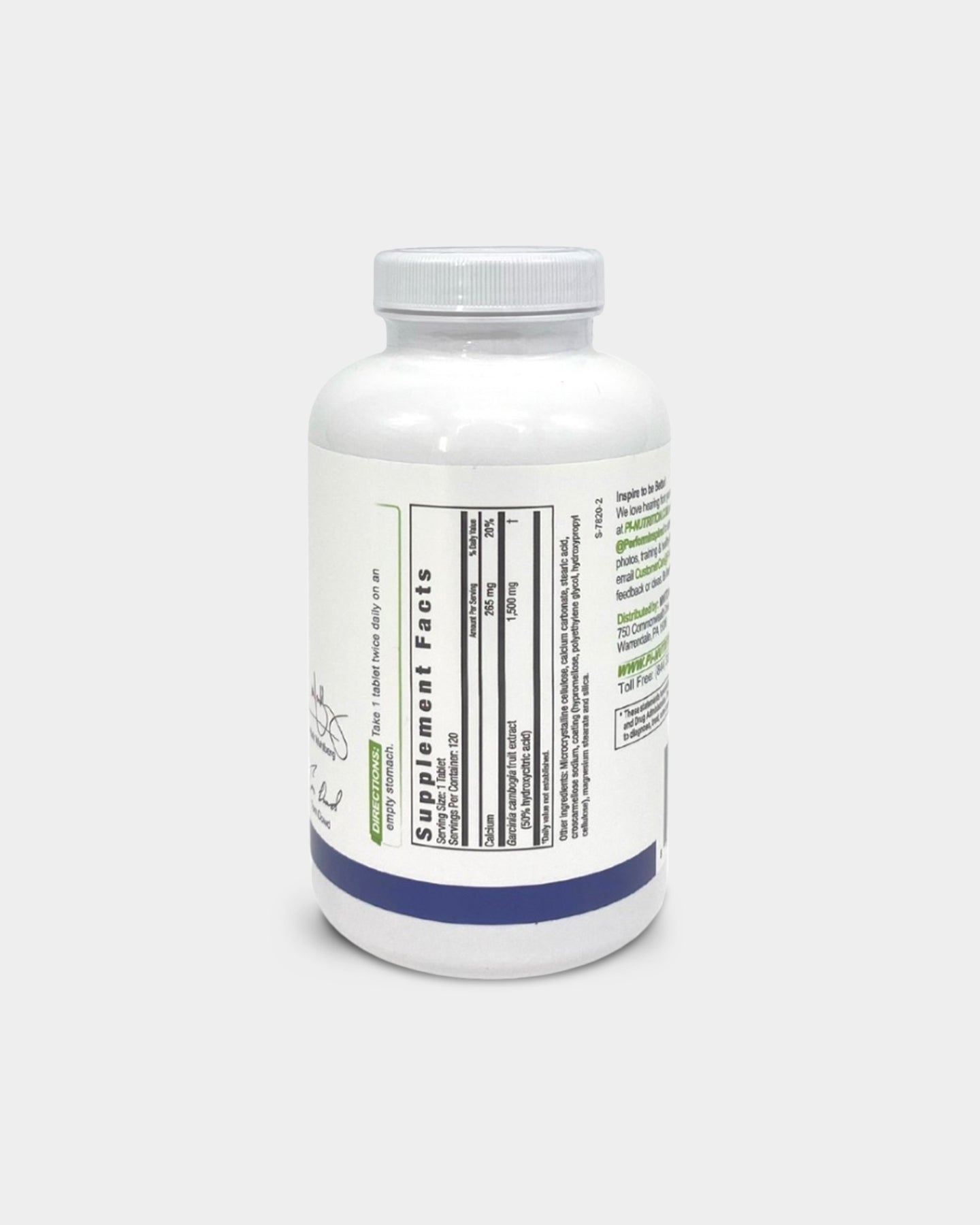 Performance Inspired Nutrition Garcinia Cambogia Tablets - Bodybuilding.com