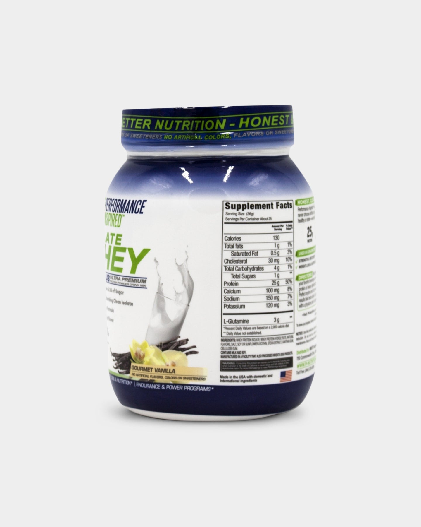 Performance Inspired Nutrition Isolate Whey Protein - Bodybuilding.com