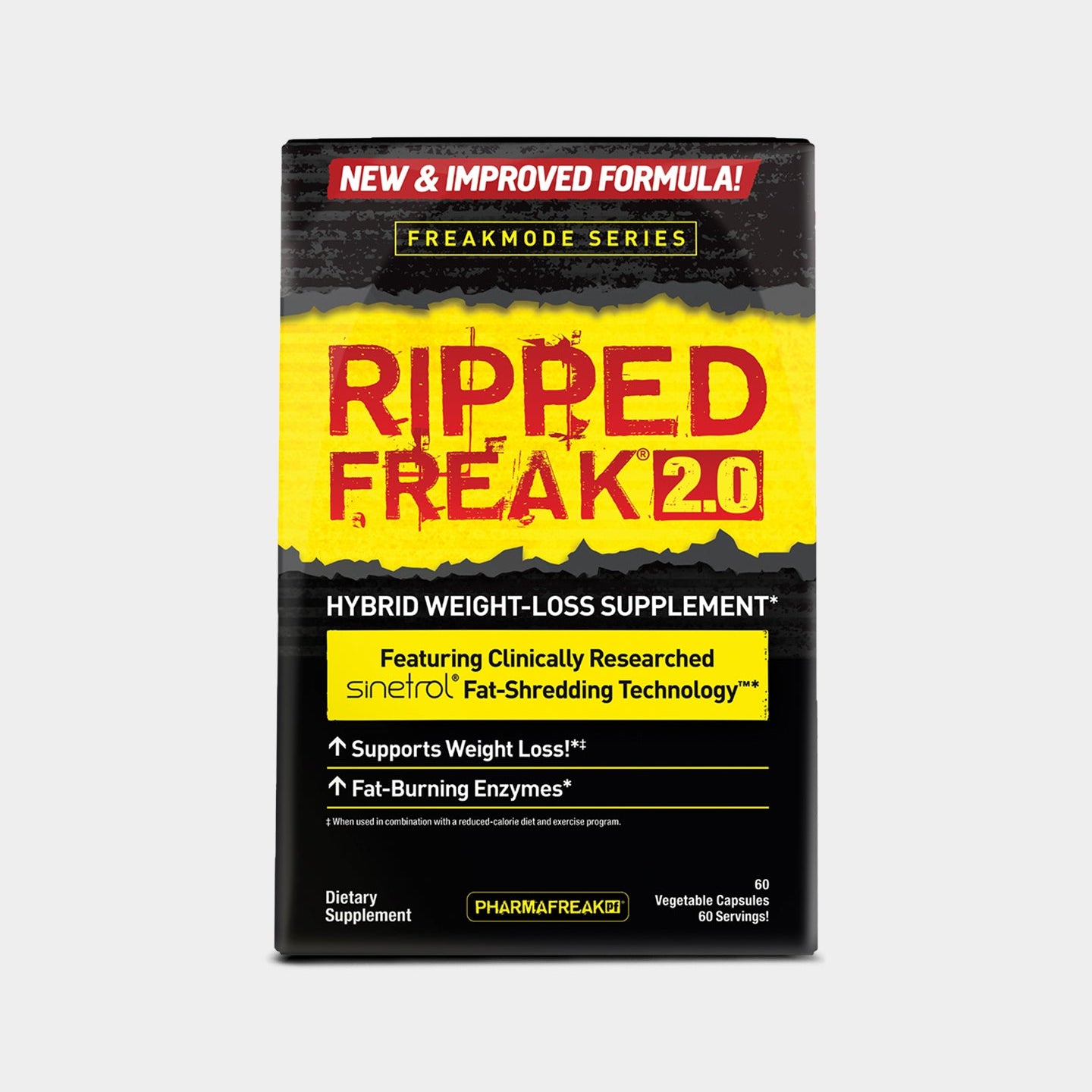 PharmaFreak Ripped Freak 2.0 Fat Burner - Bodybuilding.com