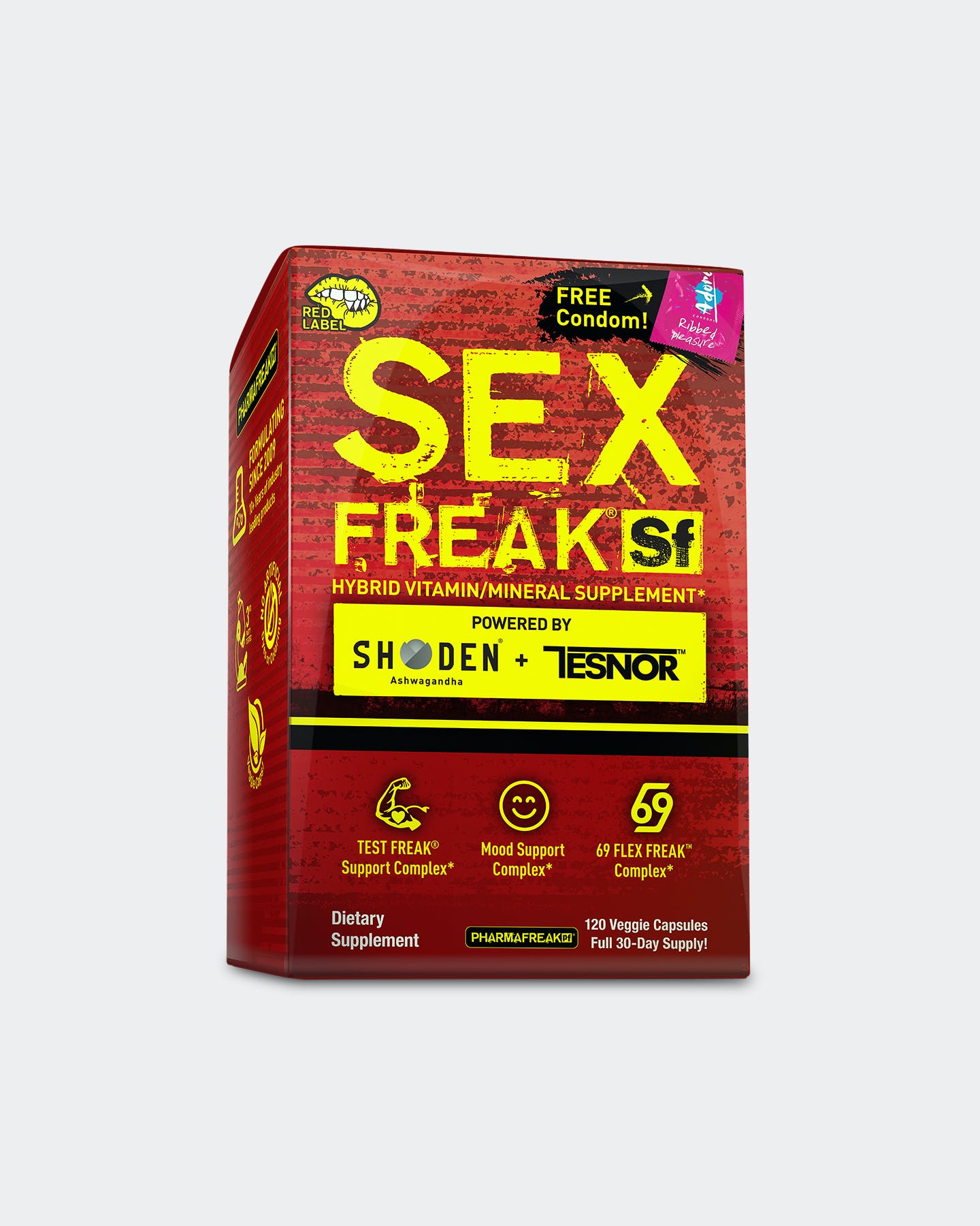 PharmaFreak Sex Freak Red Testosterone Booster - Bodybuilding.com