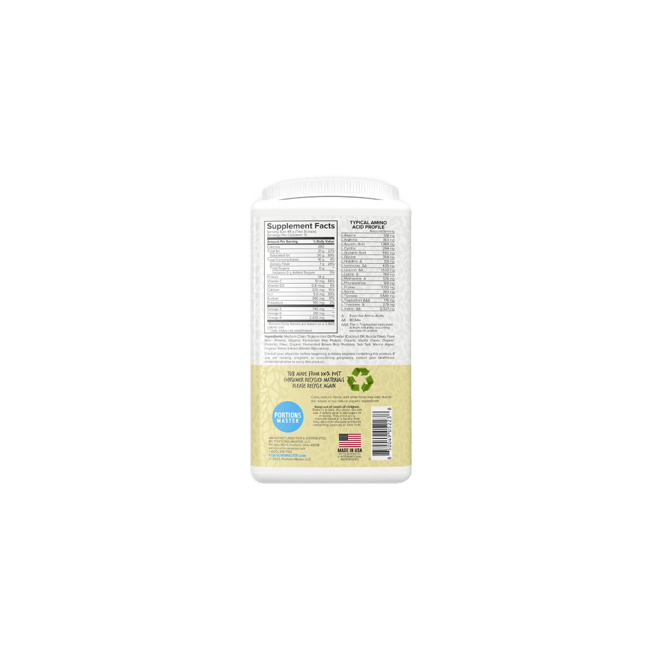 Portions Master Keto Body Protein Peptides