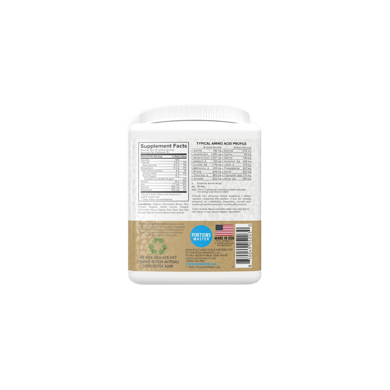 Portions Master Plant Protein