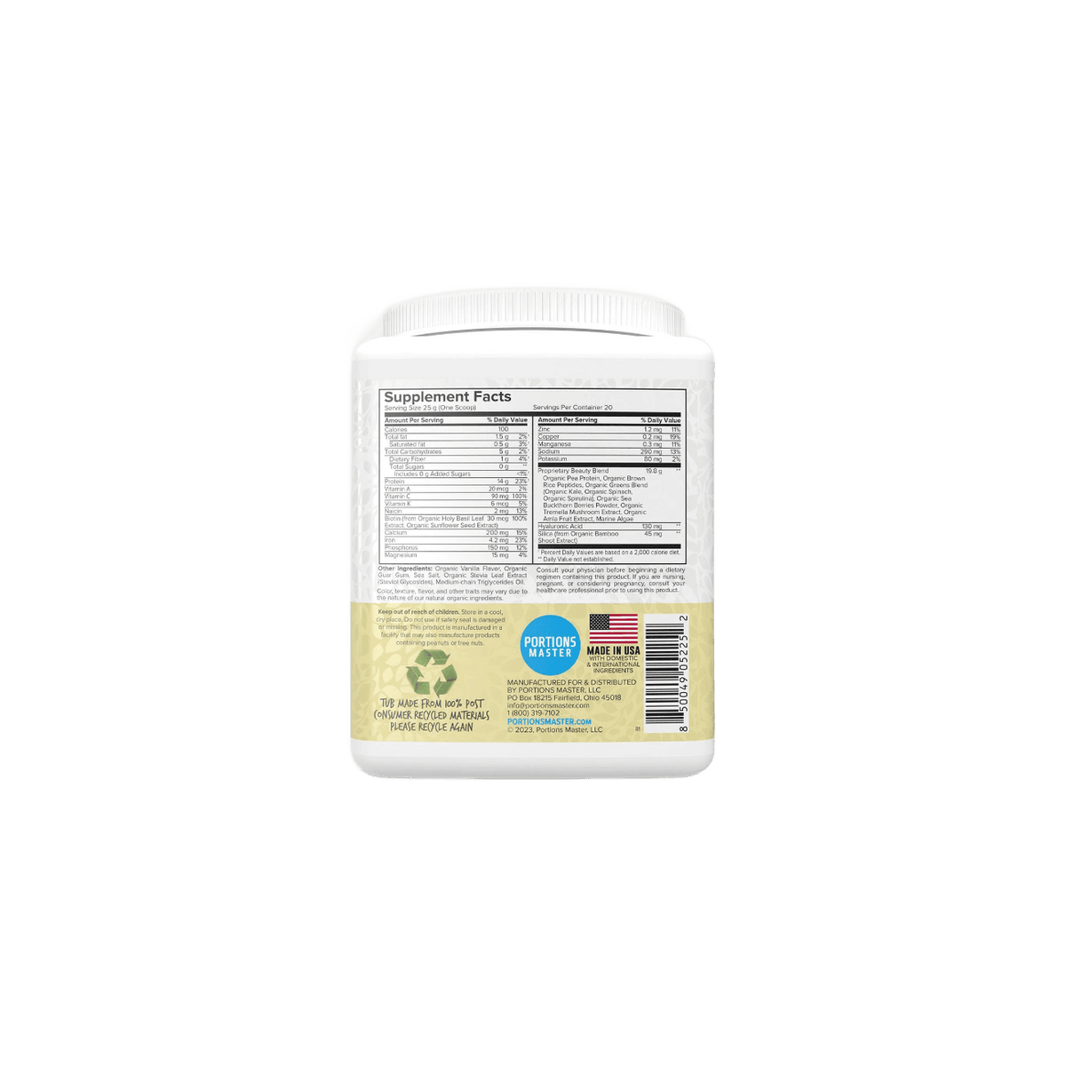 Portions Master Vegan Collagen Builder