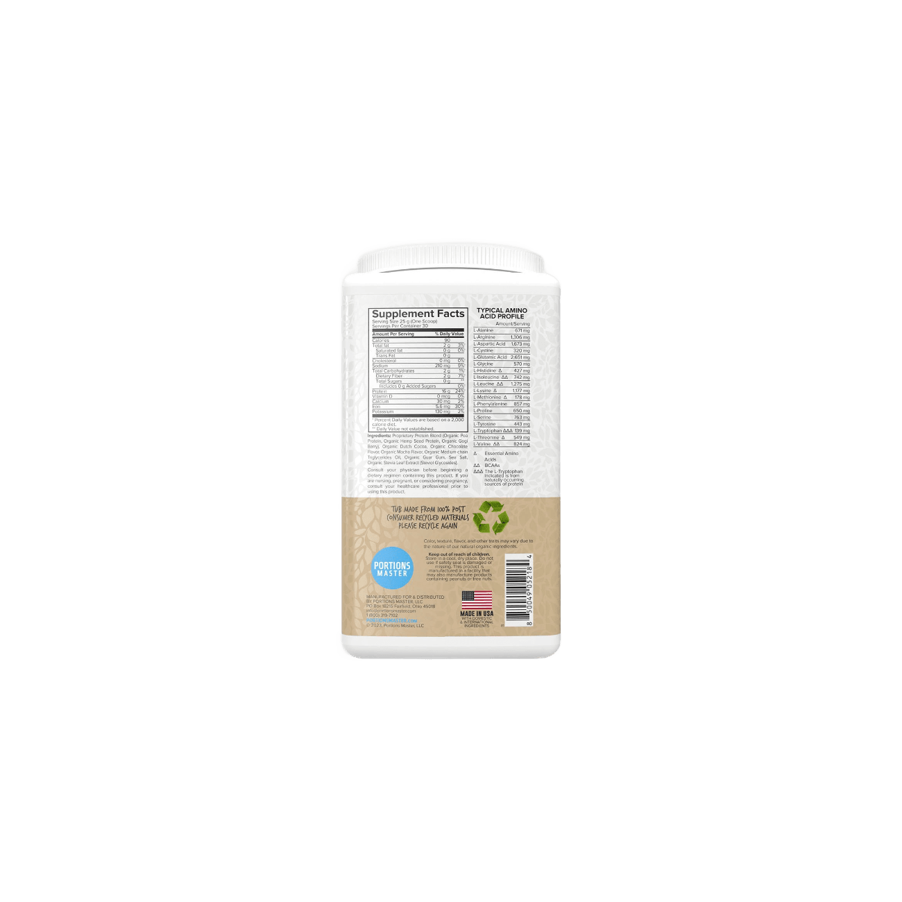 Portions Master Vegan Protein Blend