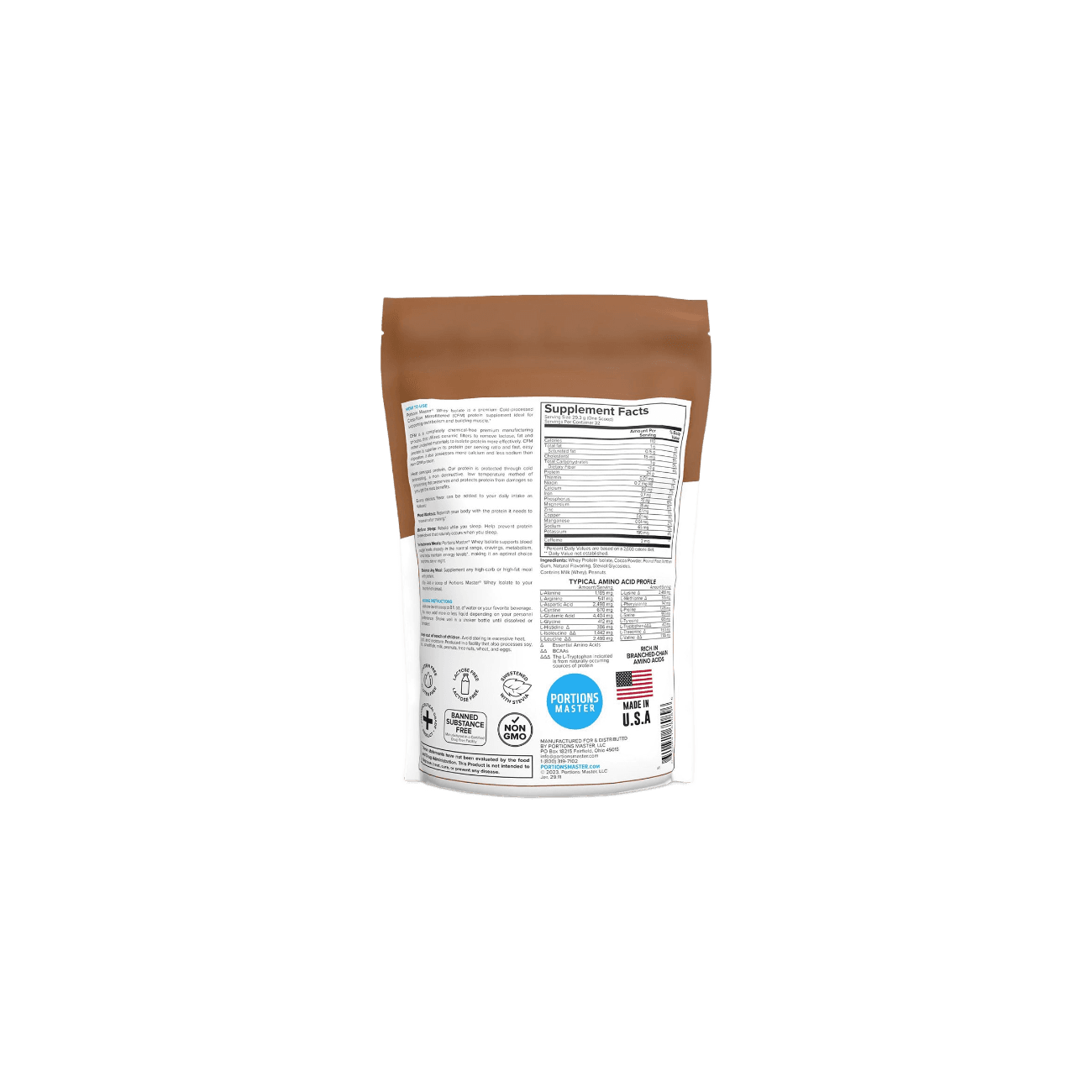 Portions Master Whey Isolate Protein