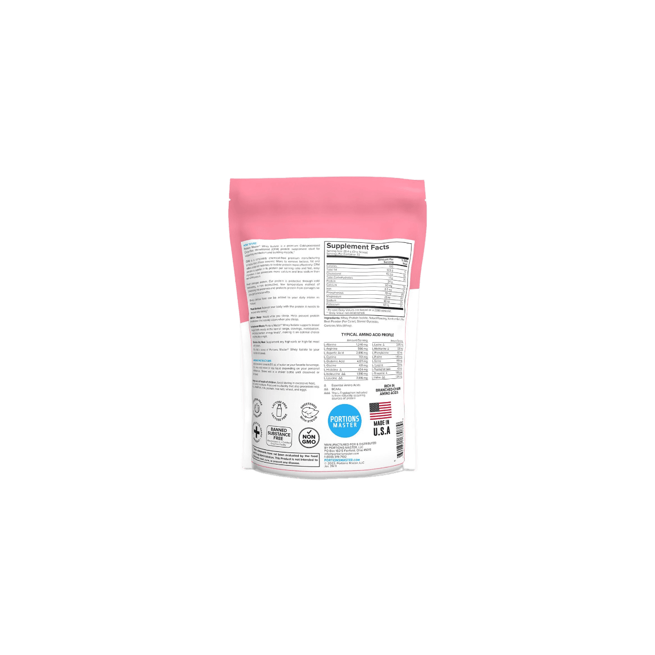 Portions Master Whey Isolate Protein