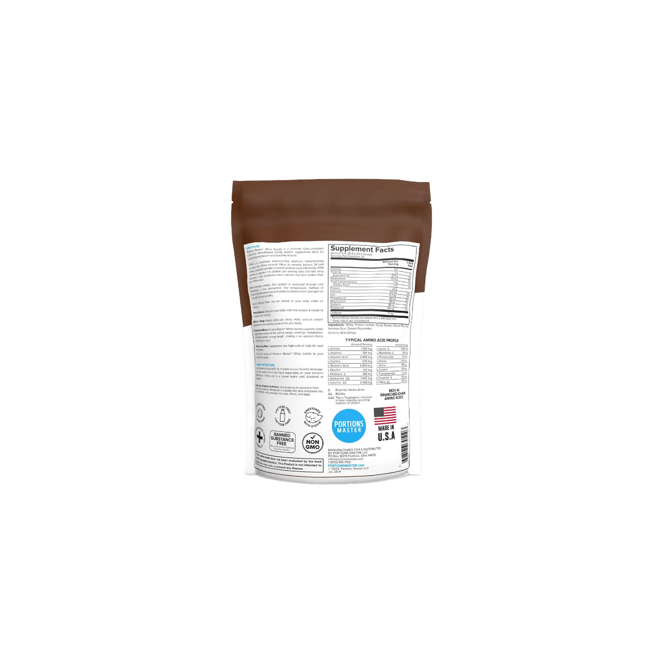 Portions Master Whey Isolate Protein