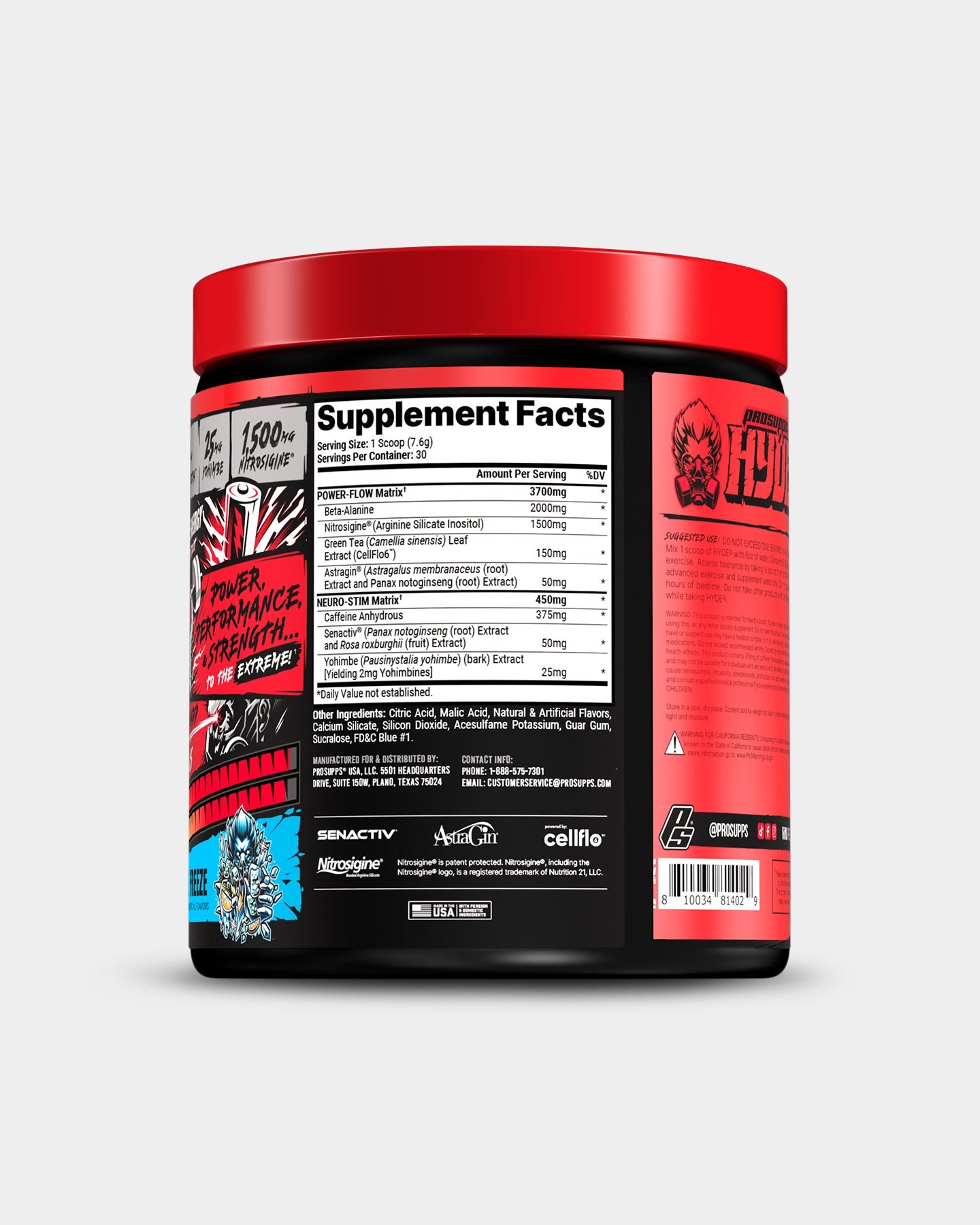 Pro Supps HYDE Pre Workout - Bodybuilding.com