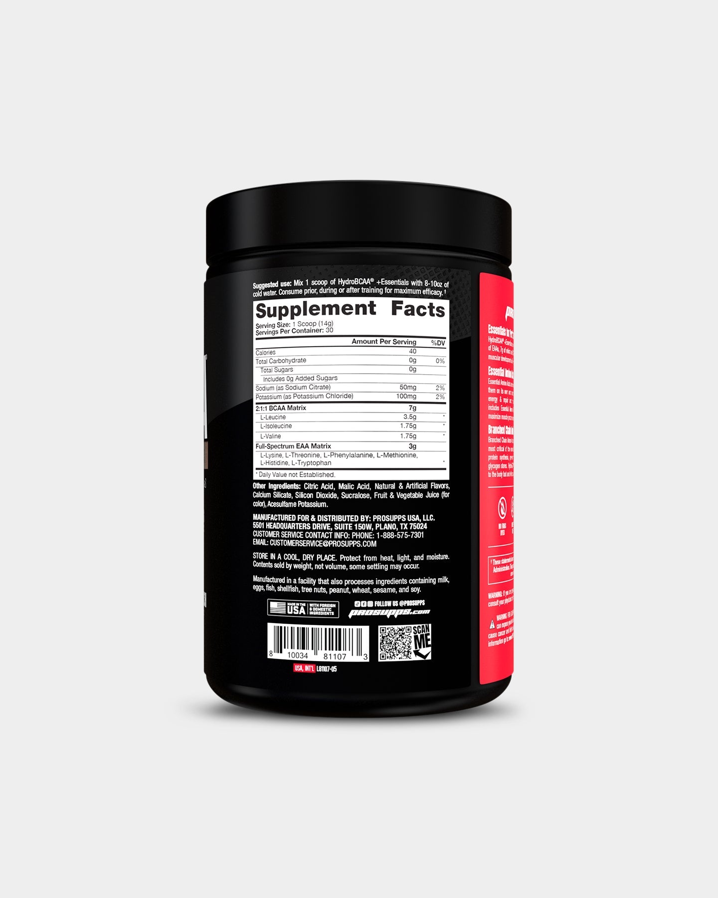 Pro Supps HydroBCAA Plus Essentials - Bodybuilding.com