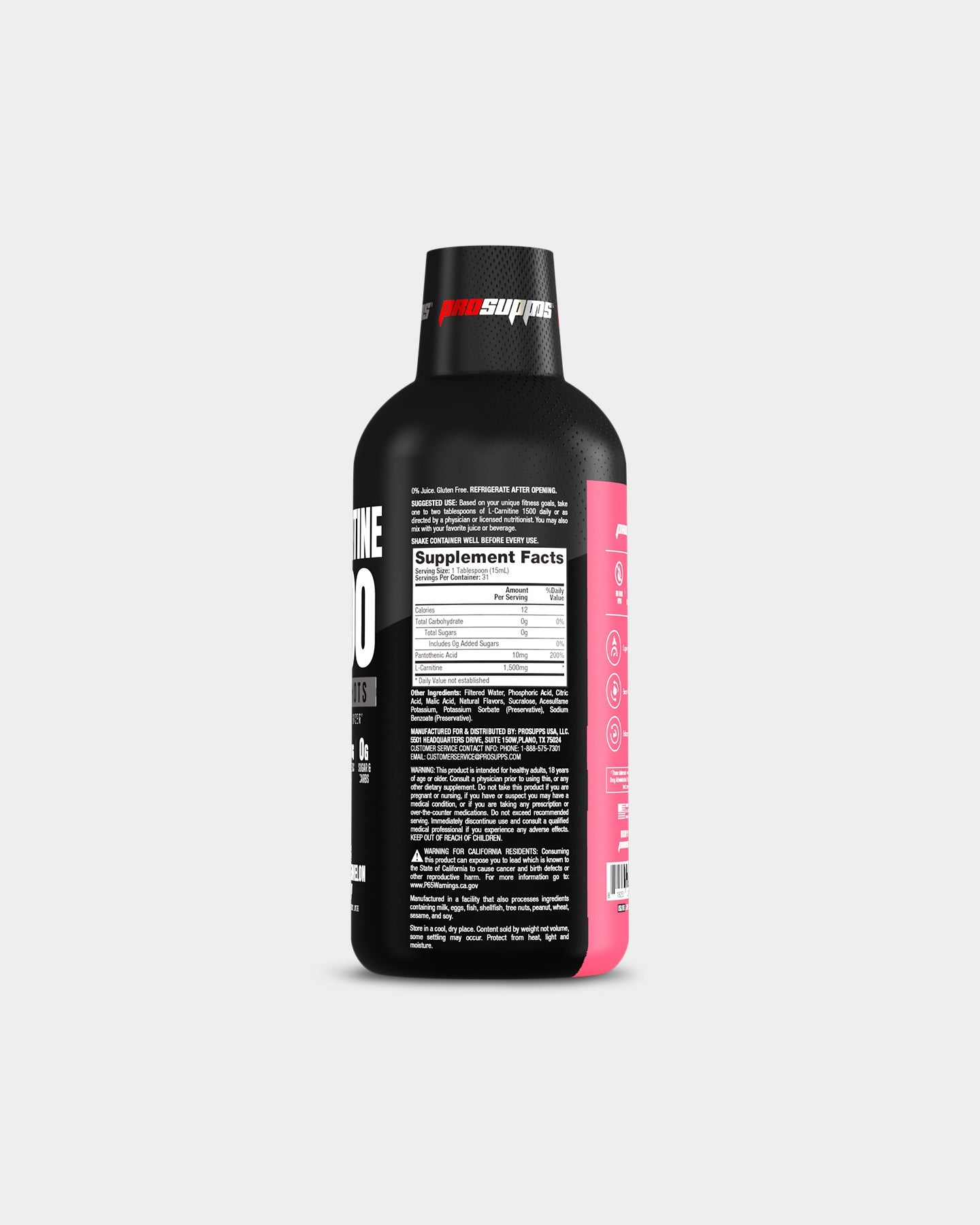pro supps l-carnitine 1500 Pro Supps L-Carnitine 1500