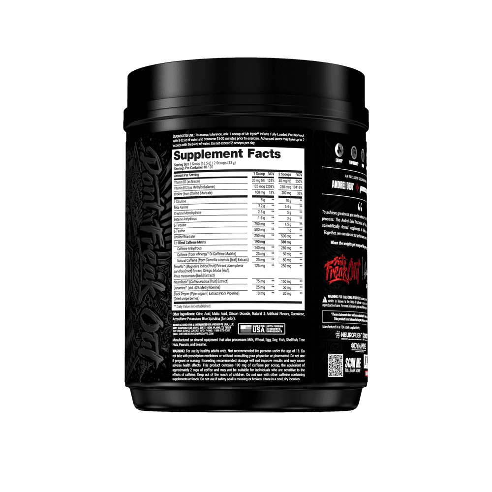 Pro Supps Mr. HYDE Infinite Fully Dosed Pre - Workout - Bodybuilding.com
