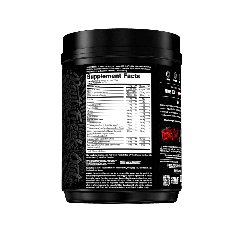 Pro Supps Mr. HYDE Infinite Fully Dosed Pre - Workout - Bodybuilding.com