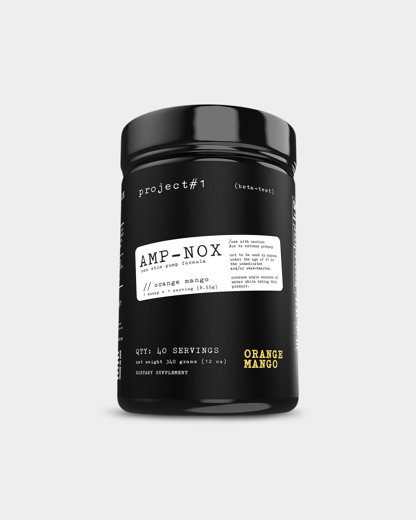 Project#1 Nutrition Amp - Nox Pre - Workout - Bodybuilding.com